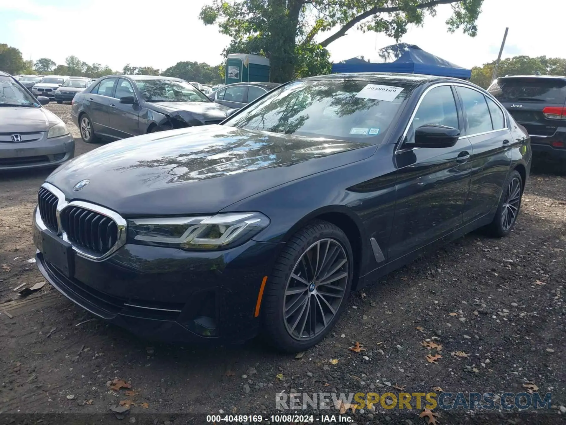 2 fotografías del automóvil dañado WBA73BJ03PCM49114 BMW 540 2023