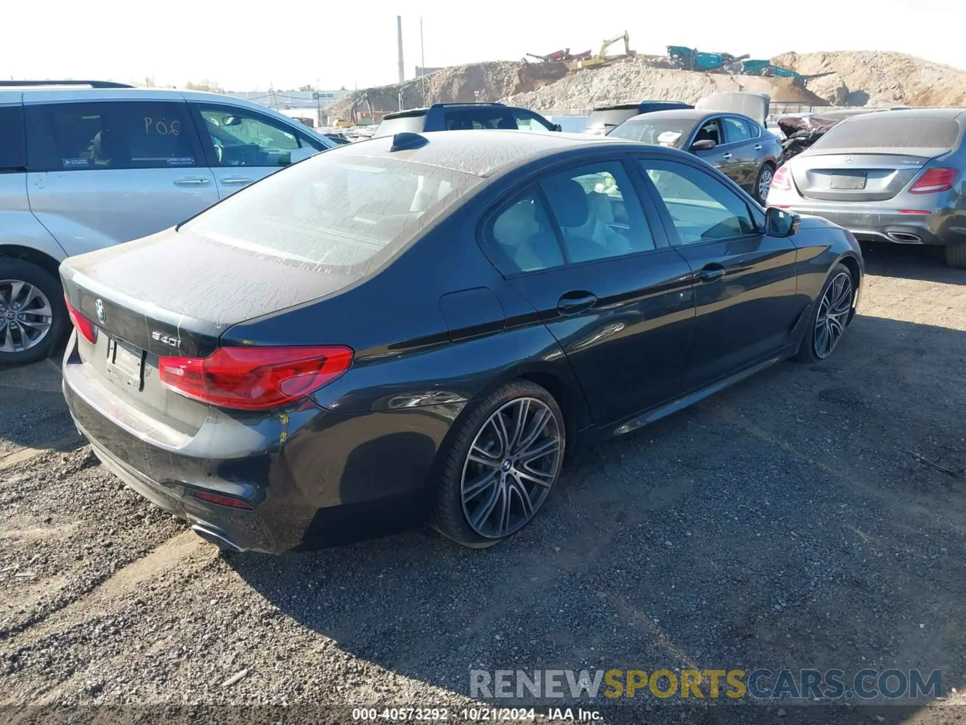 4 fotografías del automóvil dañado WBAJE5C53KG919699 BMW 540I 2019