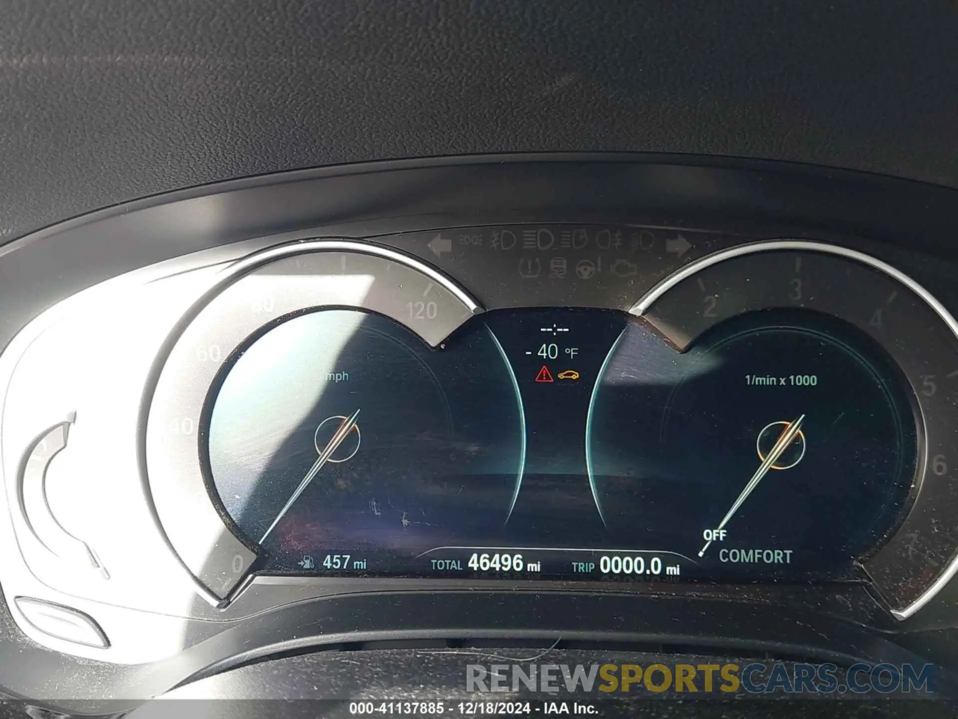 7 fotografías del automóvil dañado WBAJE5C53KWE66225 BMW 540I 2019
