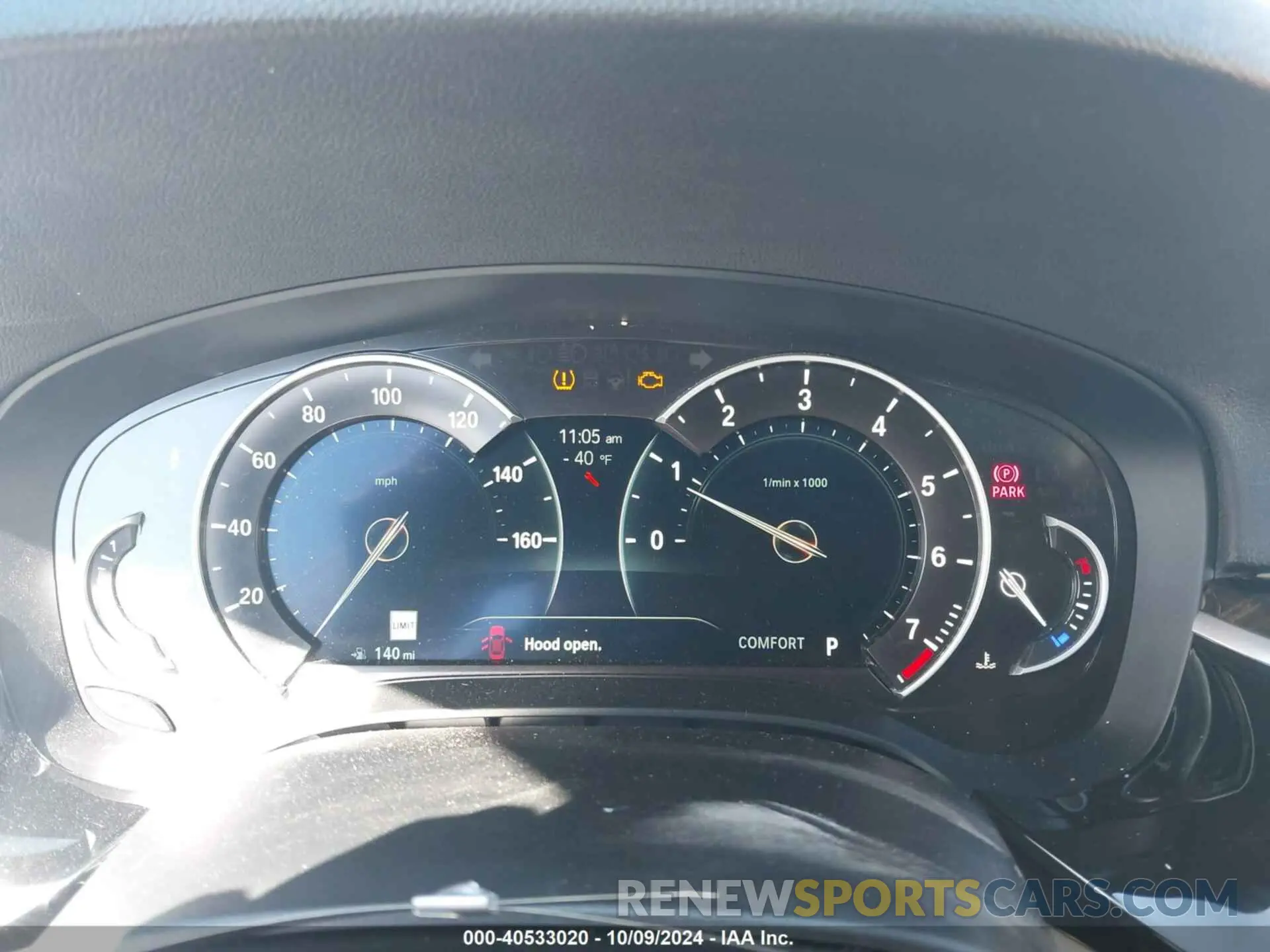 7 fotografías del automóvil dañado WBAJE5C55KG919364 BMW 540I 2019