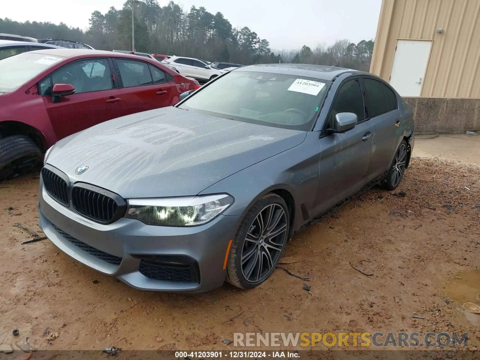 2 fotografías del automóvil dañado WBAJE5C55KWW09916 BMW 540I 2019