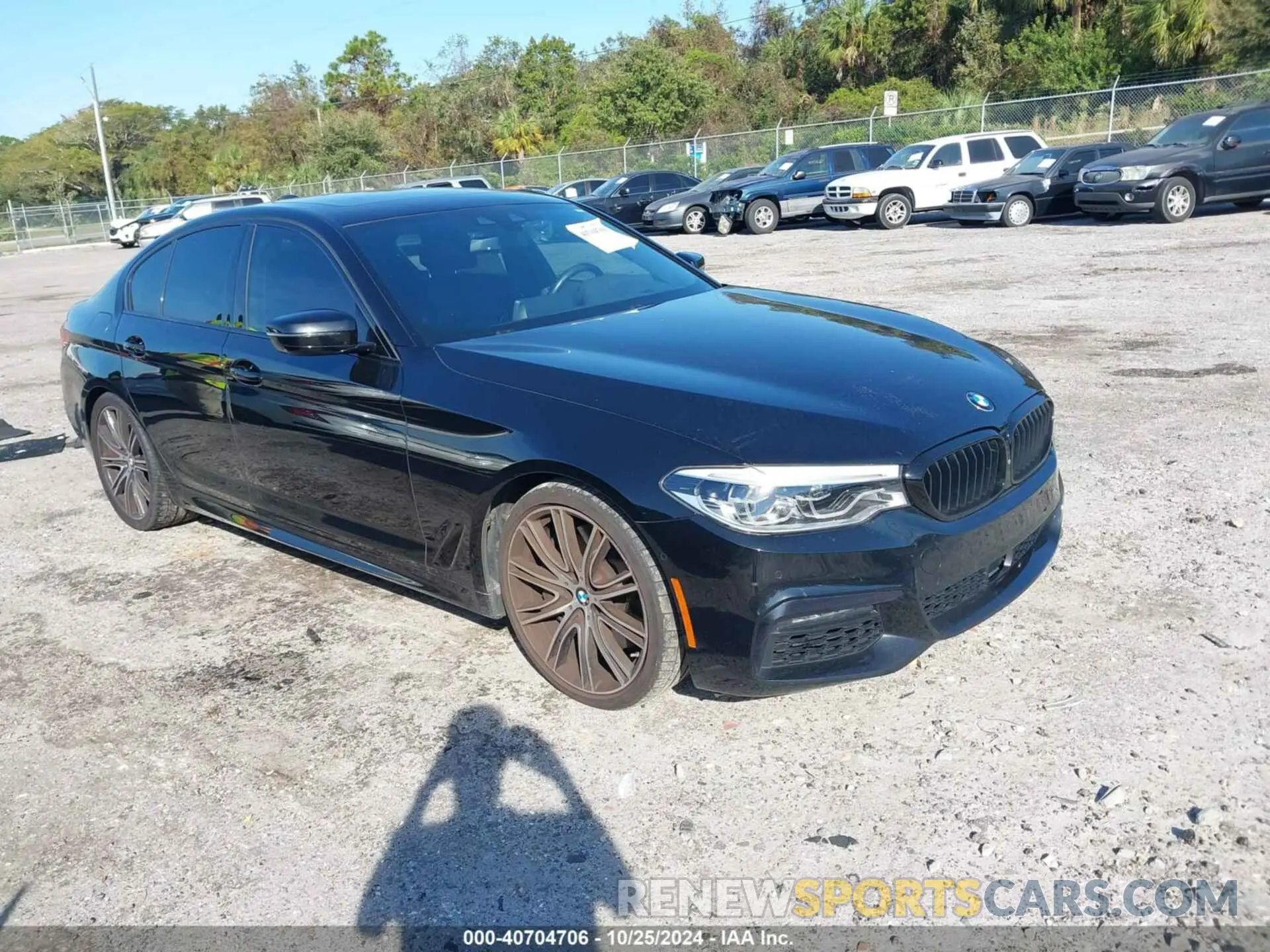 1 fotografías del automóvil dañado WBAJE5C56KWE66476 BMW 540I 2019