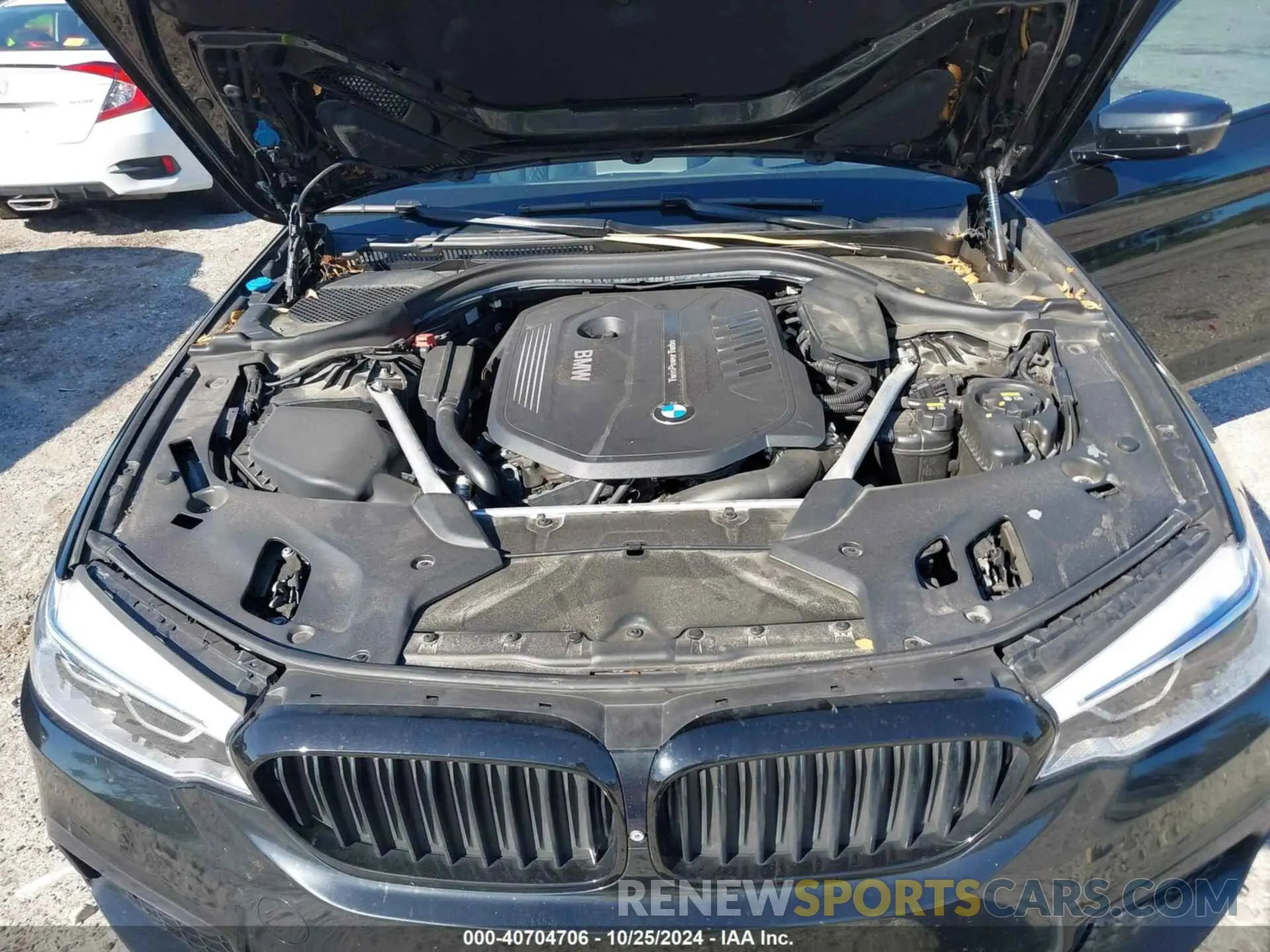 10 fotografías del automóvil dañado WBAJE5C56KWE66476 BMW 540I 2019