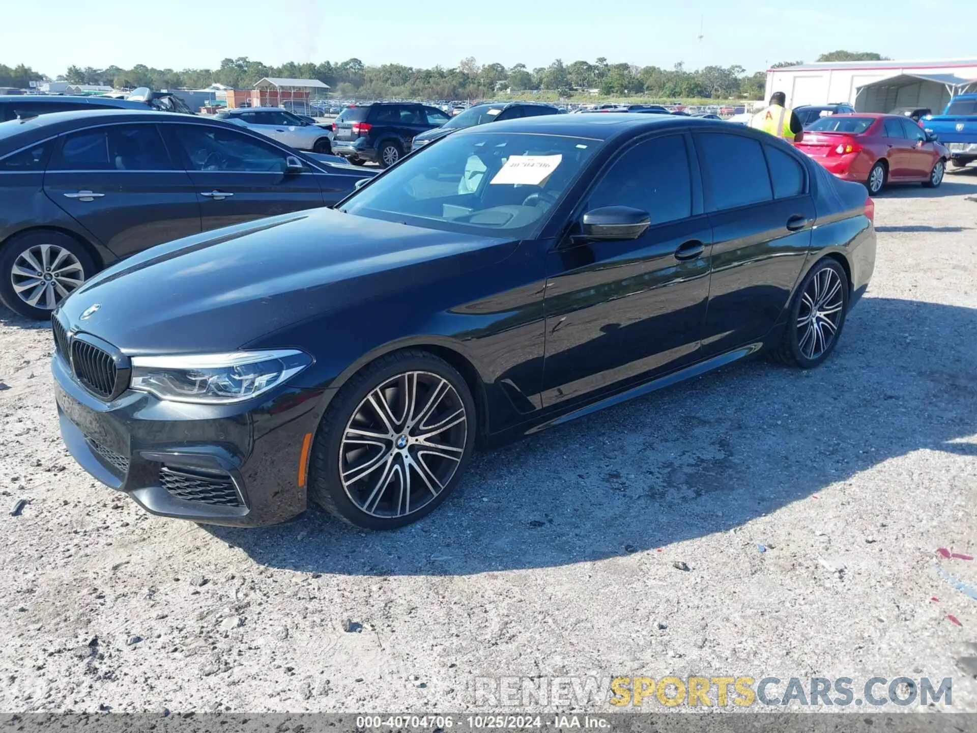 2 fotografías del automóvil dañado WBAJE5C56KWE66476 BMW 540I 2019