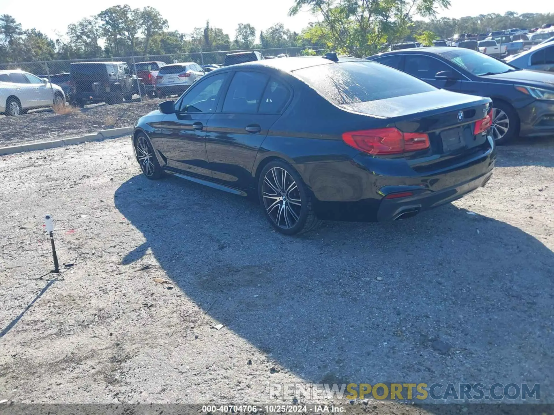 3 fotografías del automóvil dañado WBAJE5C56KWE66476 BMW 540I 2019