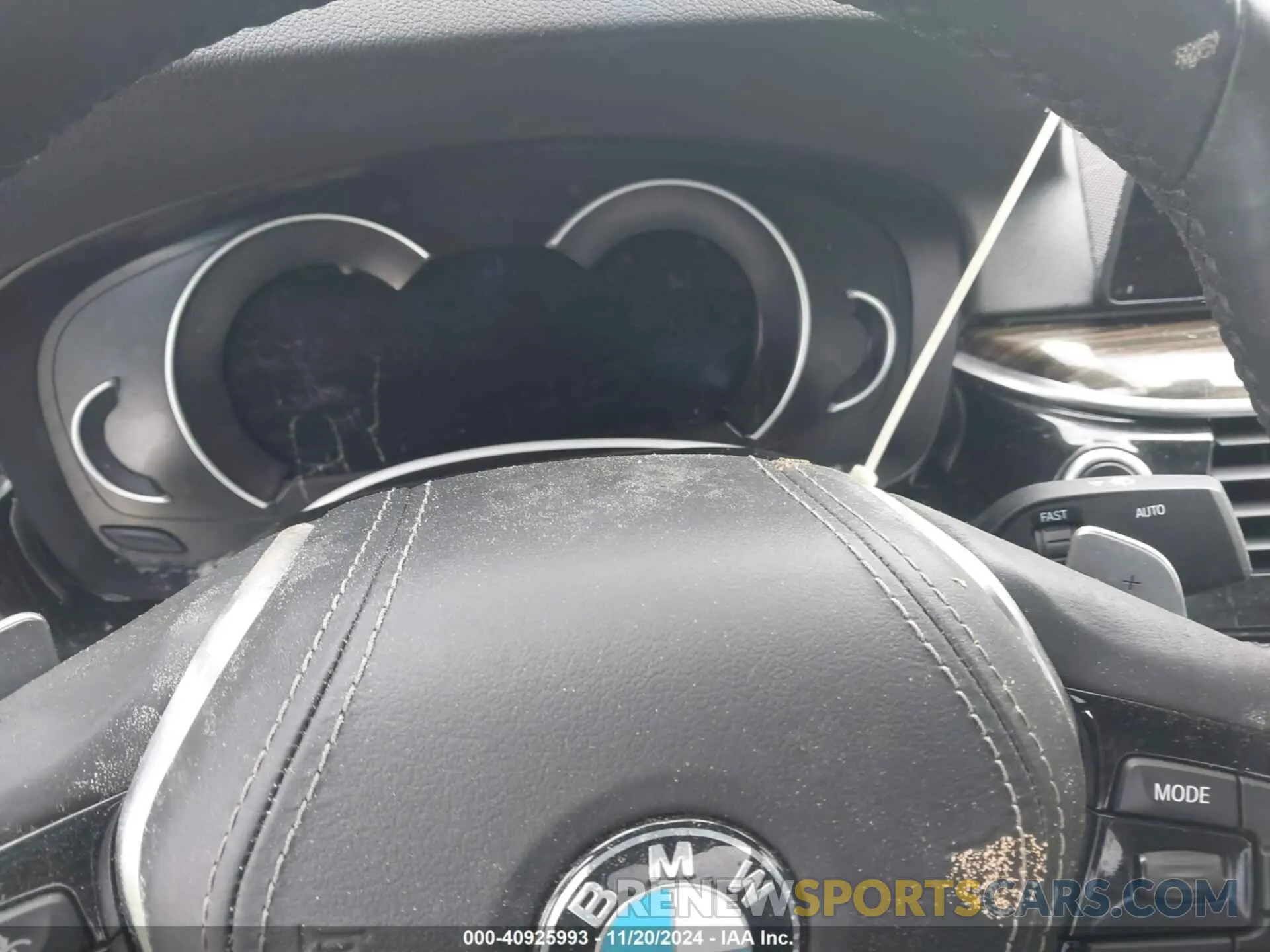 7 fotografías del automóvil dañado WBAJE5C57KWE66082 BMW 540I 2019