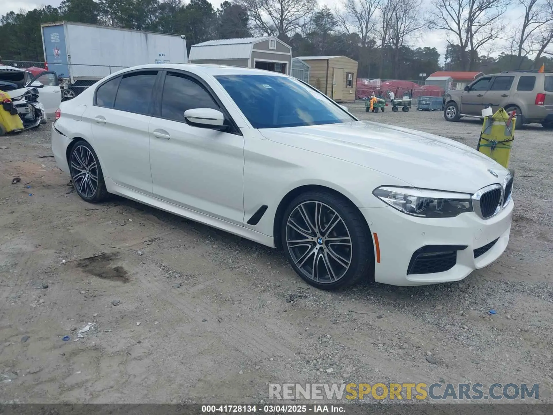1 fotografías del automóvil dañado WBAJE5C57KWW11389 BMW 540I 2019