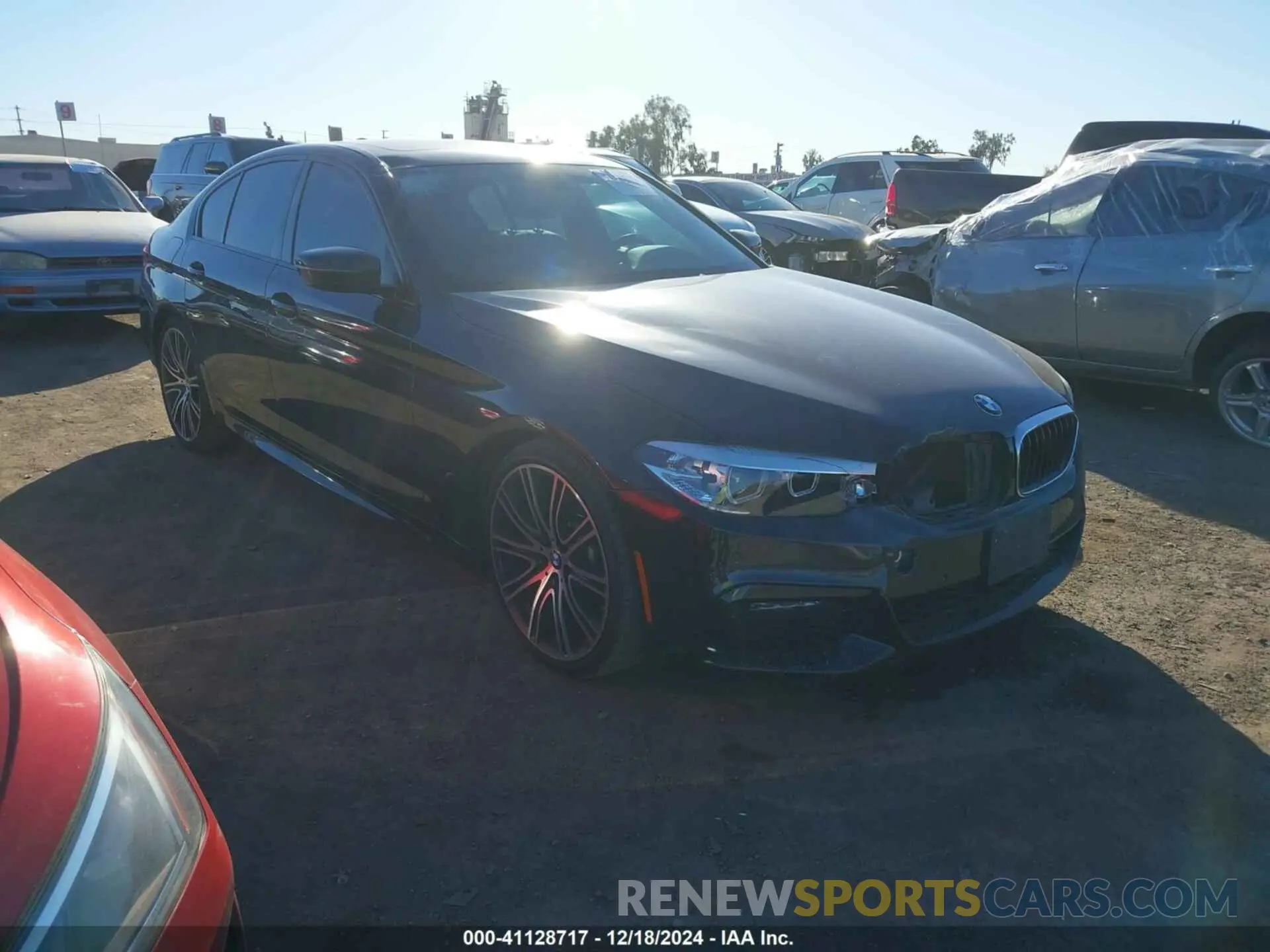 1 fotografías del automóvil dañado WBAJE5C59KWE66651 BMW 540I 2019
