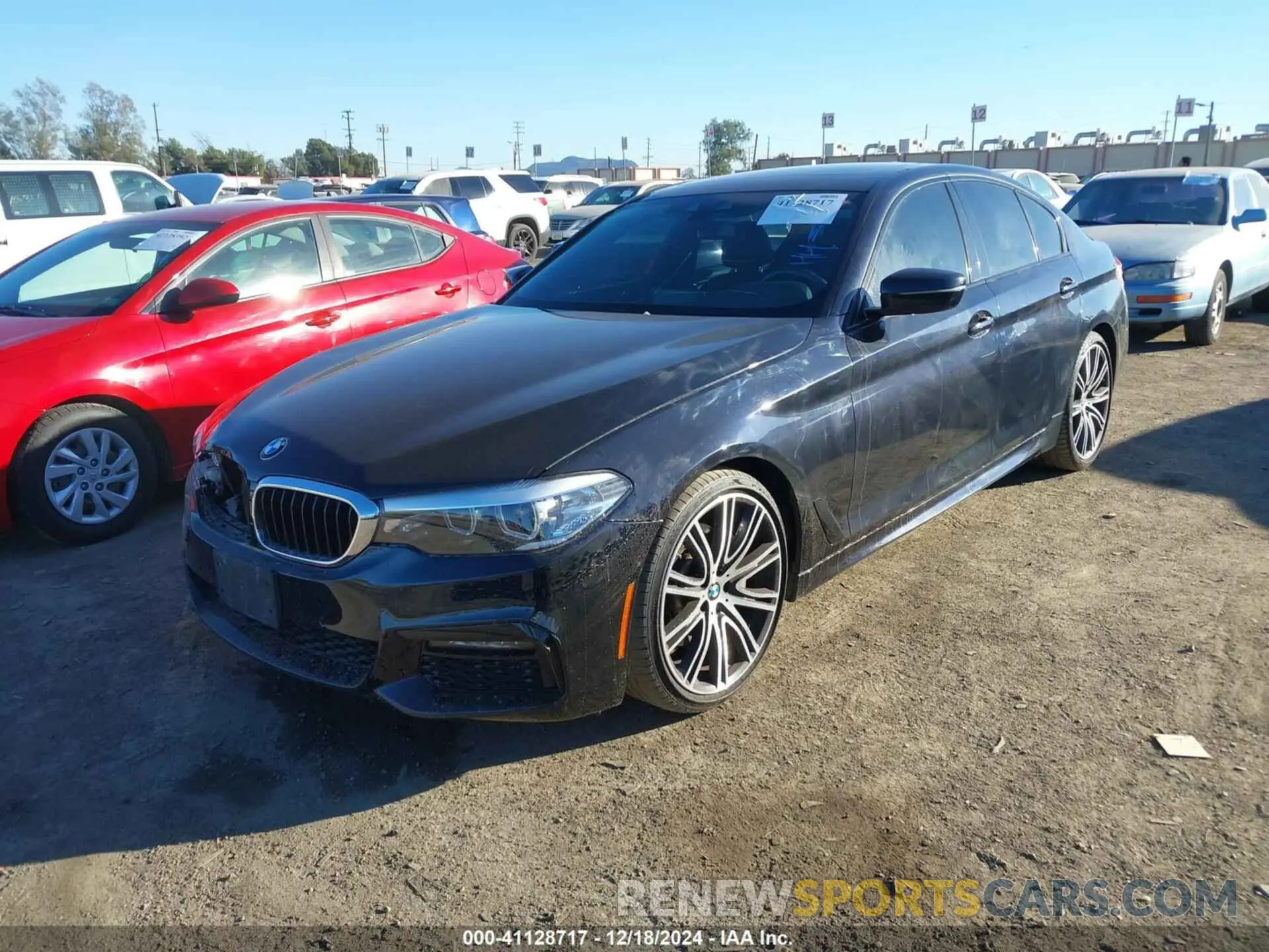 2 fotografías del automóvil dañado WBAJE5C59KWE66651 BMW 540I 2019