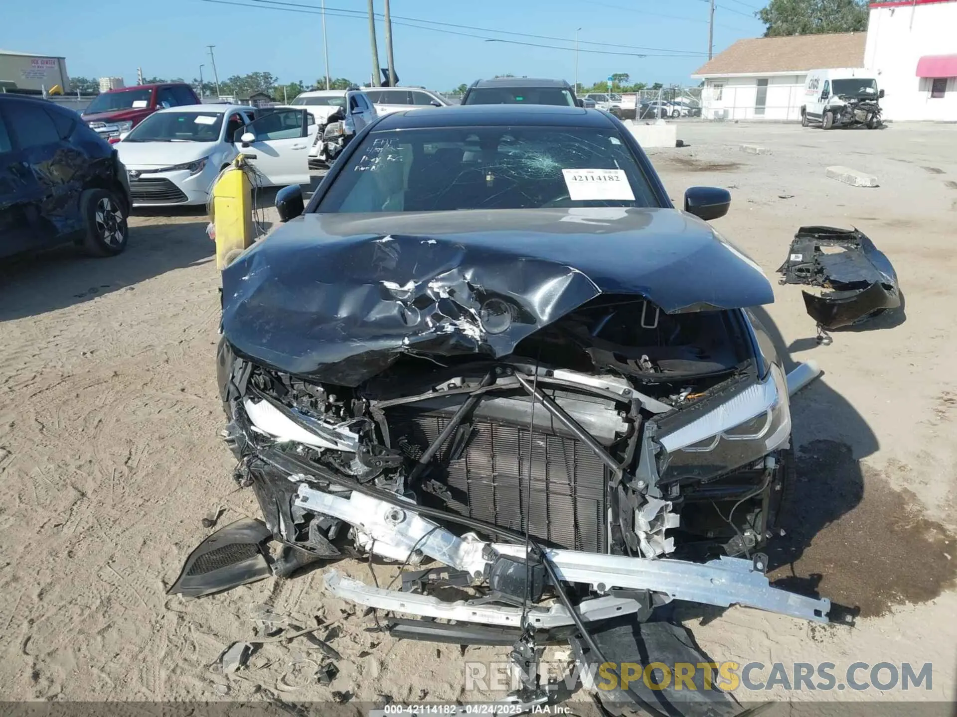 6 fotografías del automóvil dañado WBAJE5C59KWW11104 BMW 540I 2019