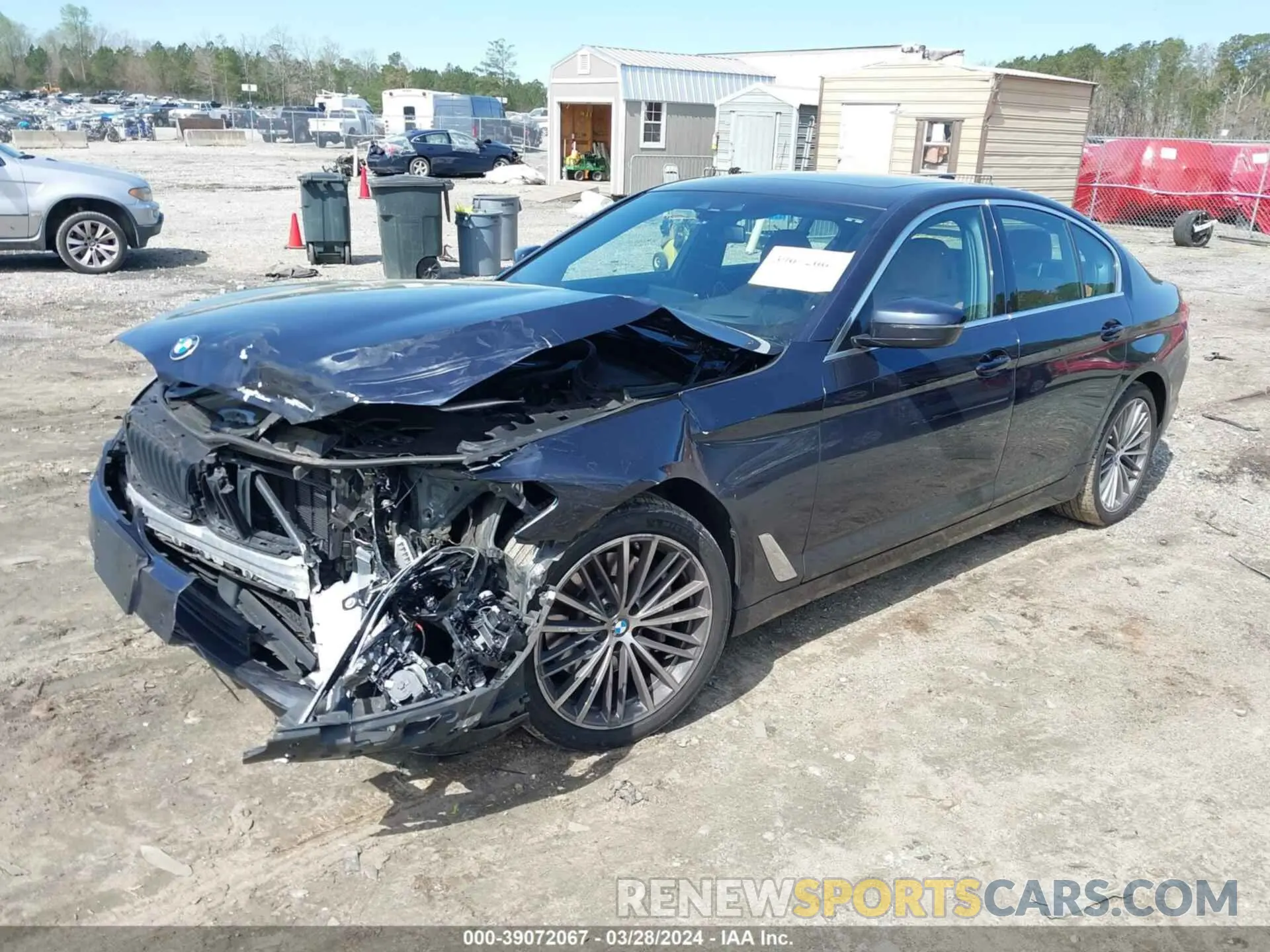 2 fotografías del automóvil dañado WBAJE5C5XKWW14481 BMW 540I 2019