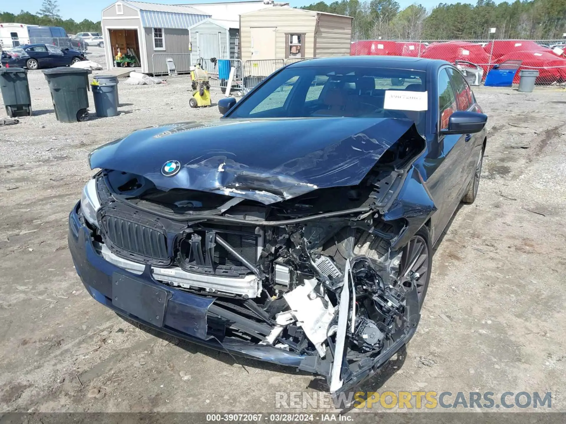 6 fotografías del automóvil dañado WBAJE5C5XKWW14481 BMW 540I 2019