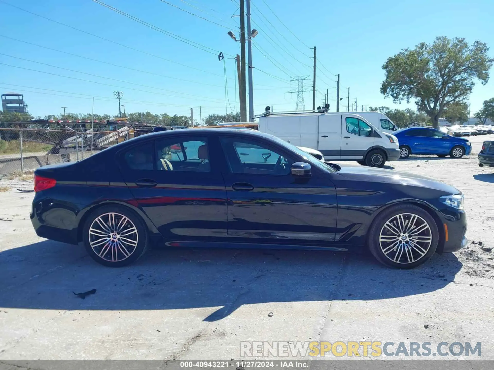 13 fotografías del automóvil dañado WBAJE7C50KWD55787 BMW 540I 2019