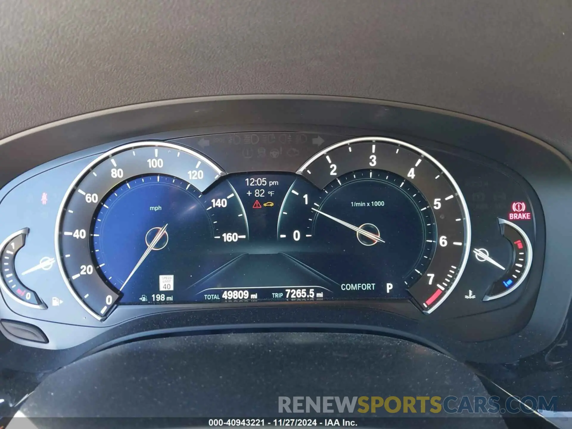 7 fotografías del automóvil dañado WBAJE7C50KWD55787 BMW 540I 2019