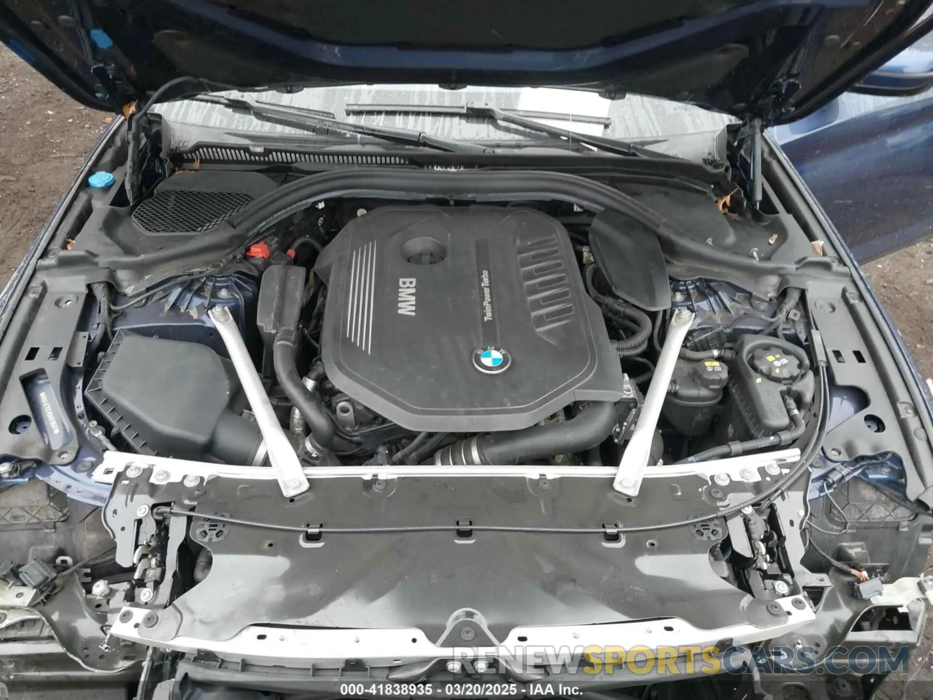 10 fotografías del automóvil dañado WBAJE7C51KWW10587 BMW 540I 2019