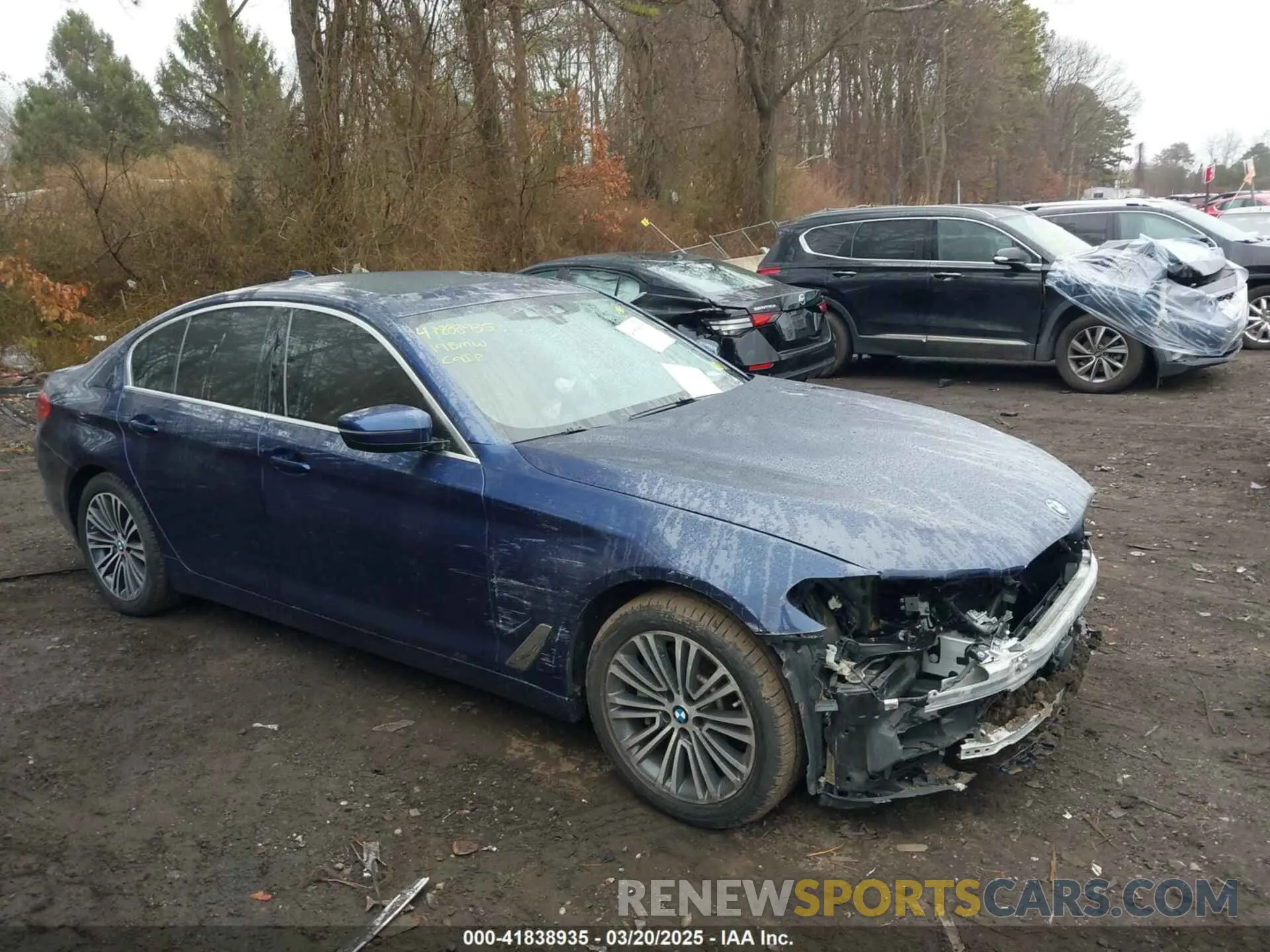 13 fotografías del automóvil dañado WBAJE7C51KWW10587 BMW 540I 2019