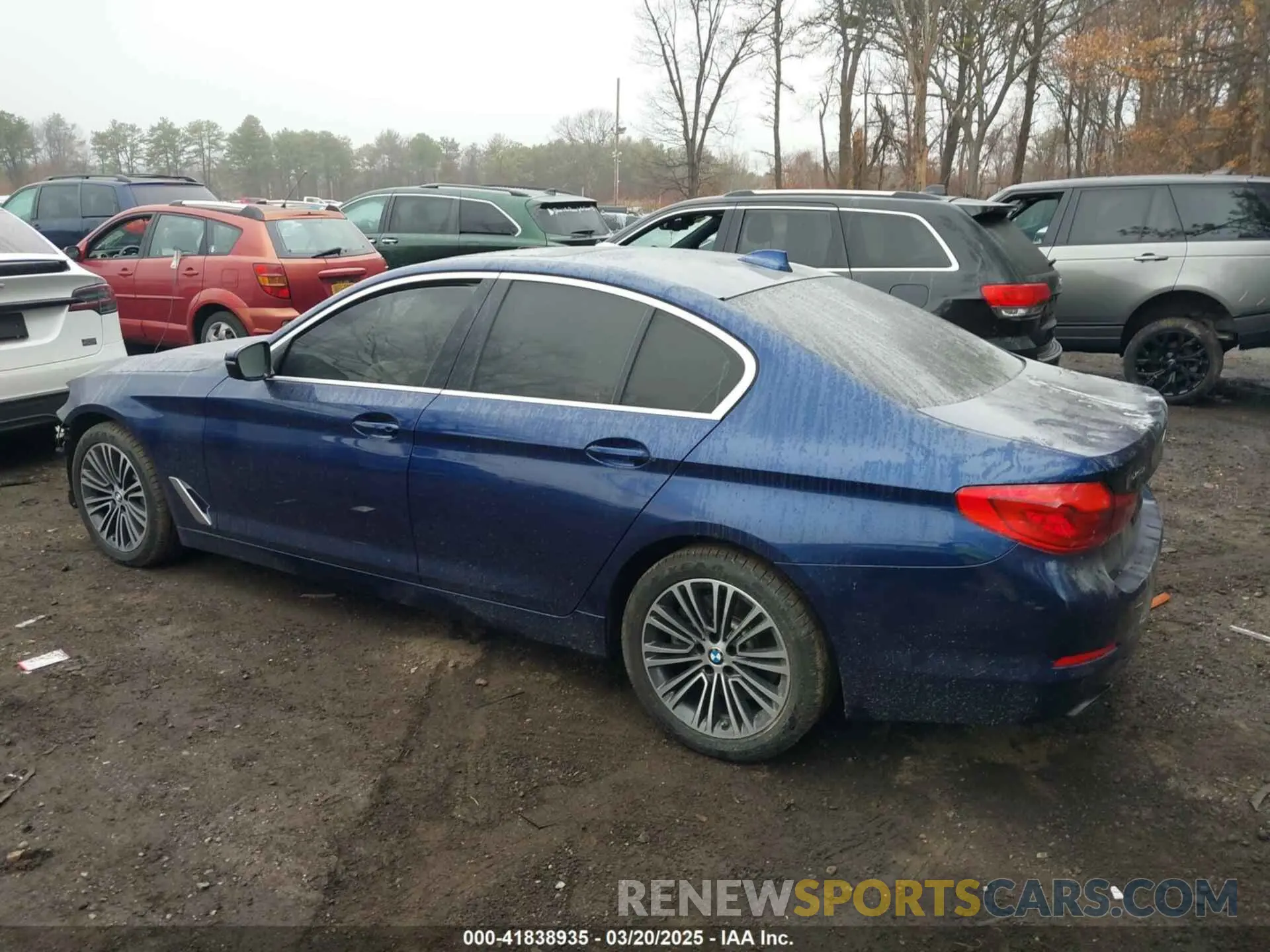 14 fotografías del automóvil dañado WBAJE7C51KWW10587 BMW 540I 2019