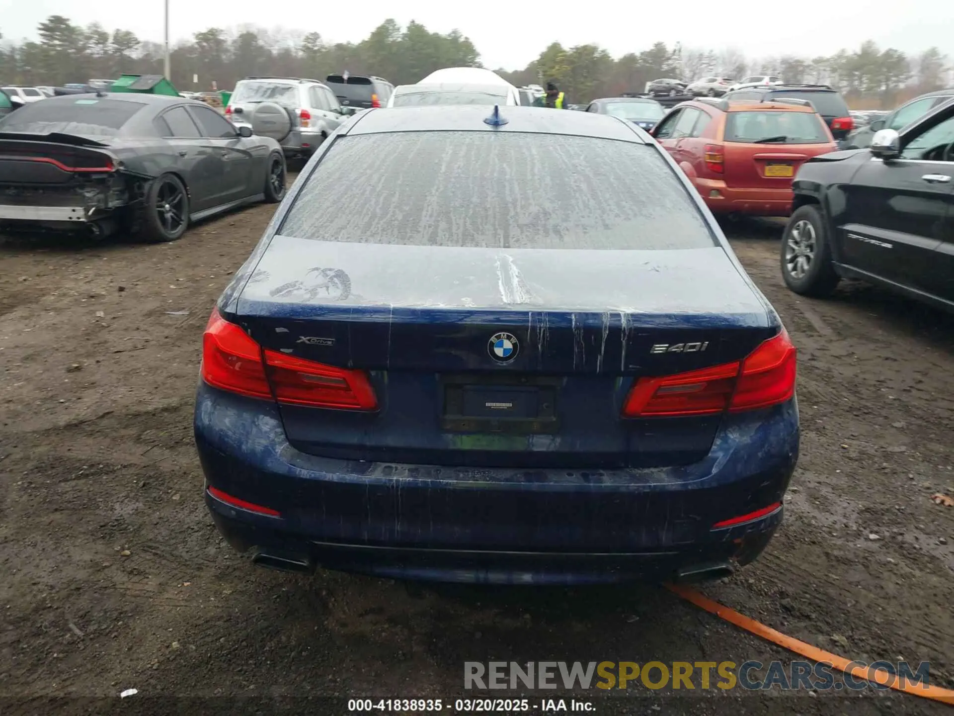 16 fotografías del automóvil dañado WBAJE7C51KWW10587 BMW 540I 2019
