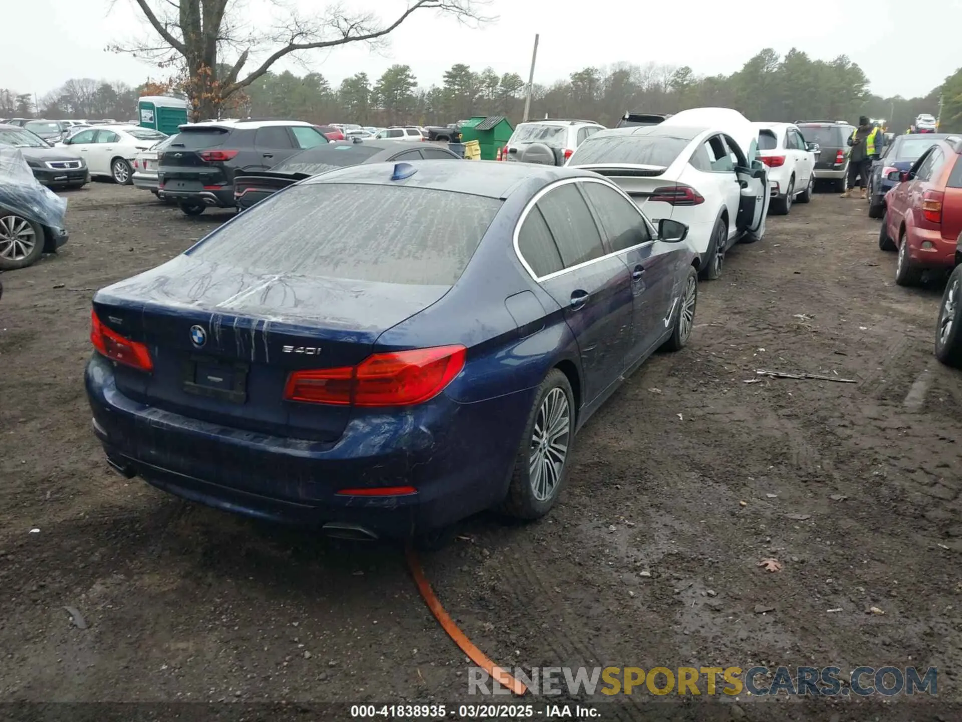 4 fotografías del automóvil dañado WBAJE7C51KWW10587 BMW 540I 2019