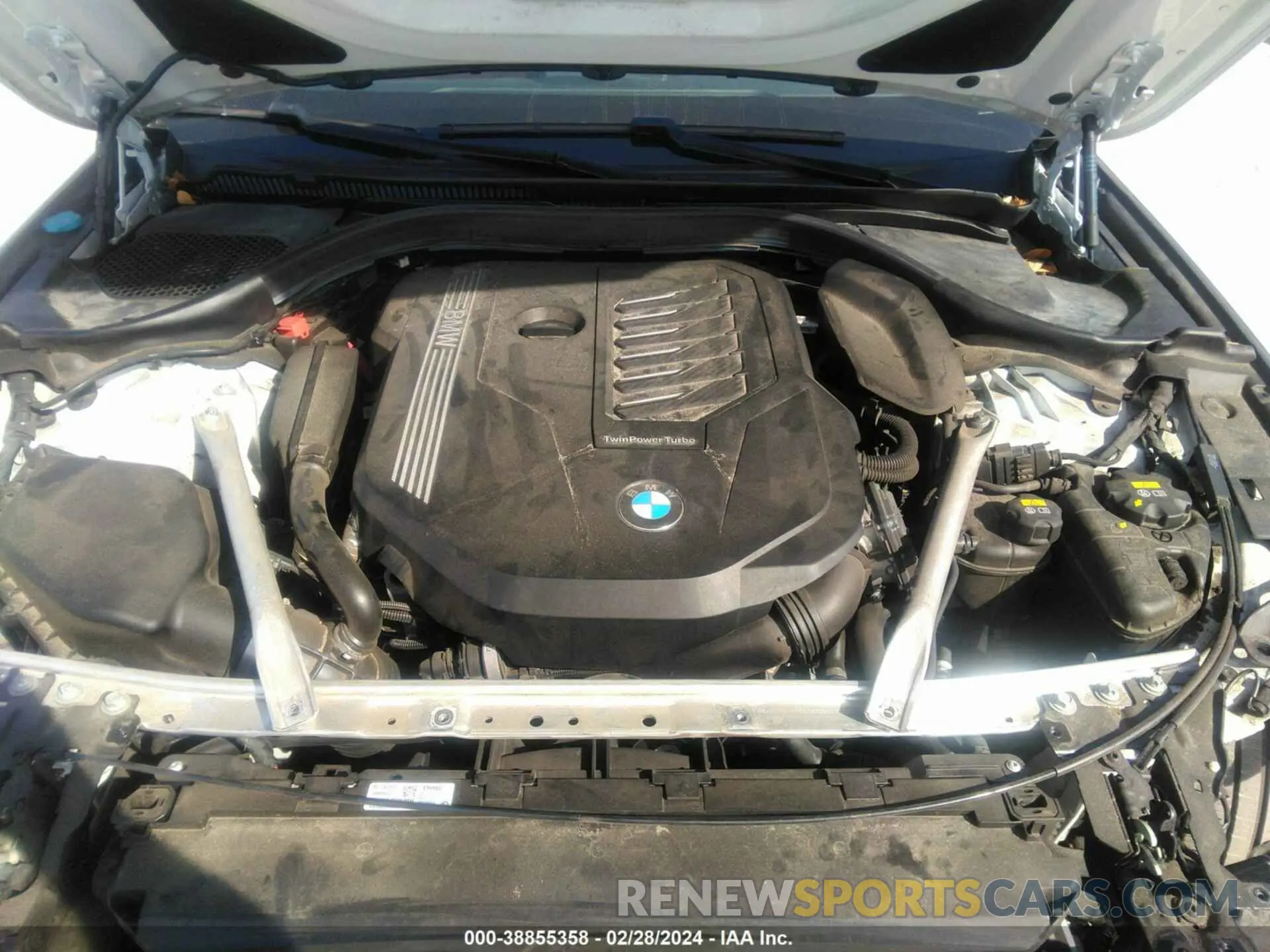 10 fotografías del automóvil dañado WBAJS1C01LCD90528 BMW 540I 2020