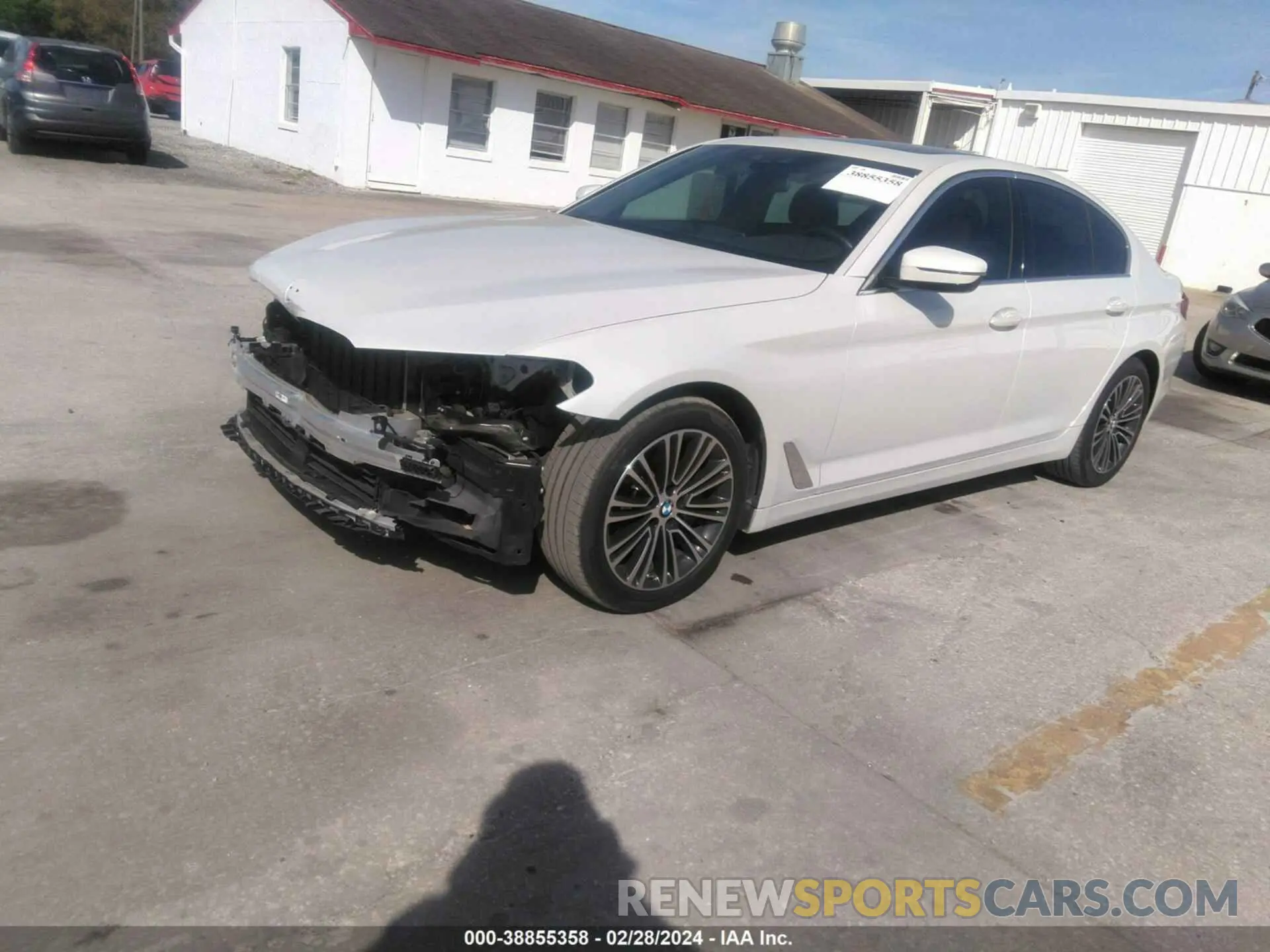 2 fotografías del automóvil dañado WBAJS1C01LCD90528 BMW 540I 2020