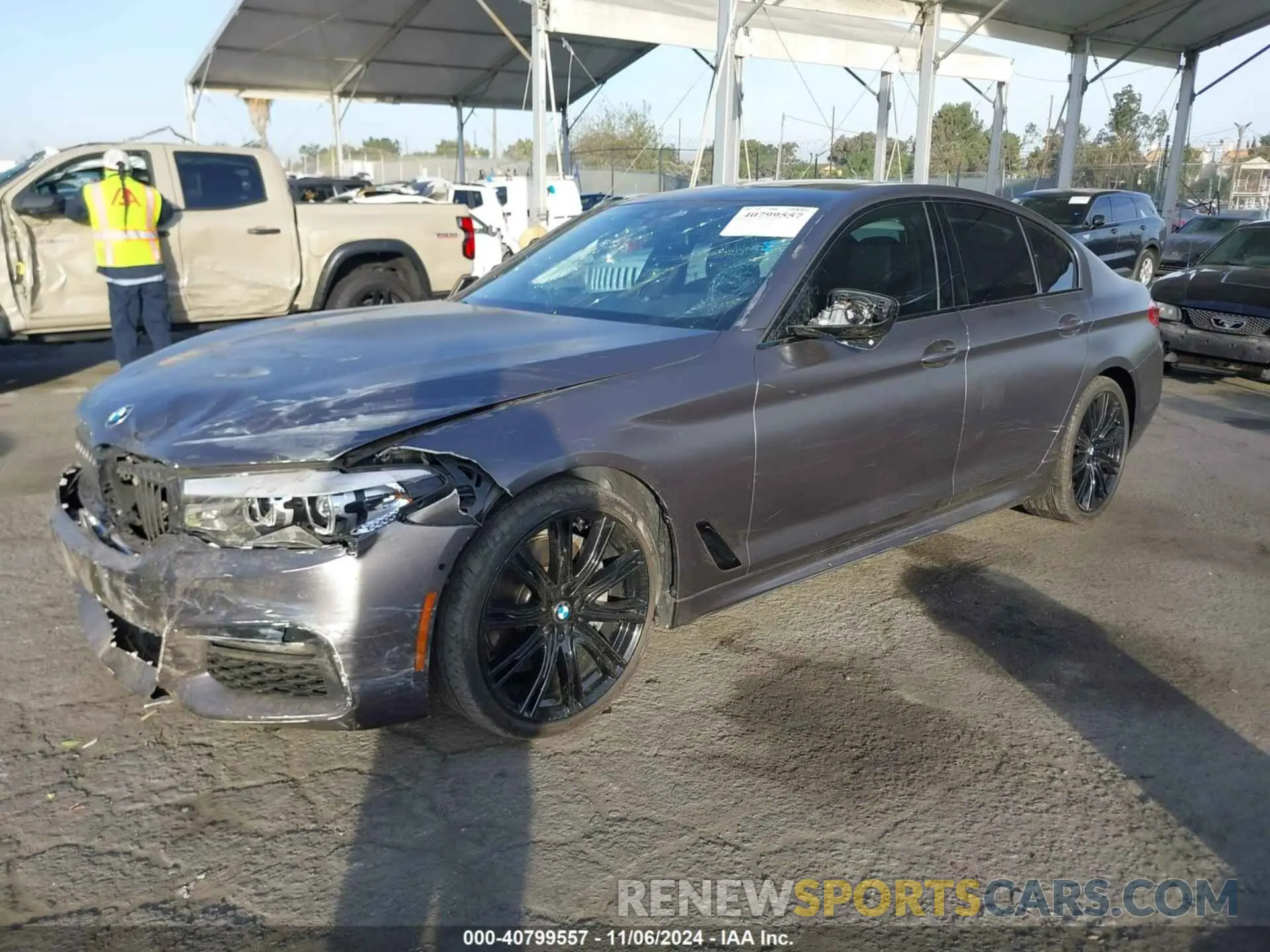 2 fotografías del automóvil dañado WBAJS1C06LCD26520 BMW 540I 2020