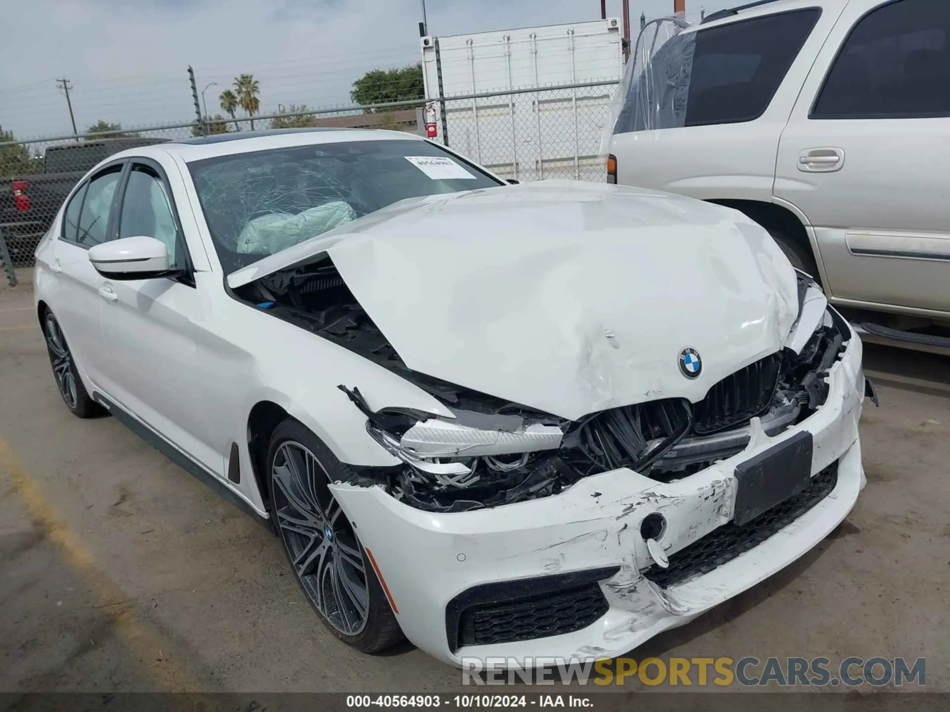 12 fotografías del automóvil dañado WBAJS1C06LCD74115 BMW 540I 2020