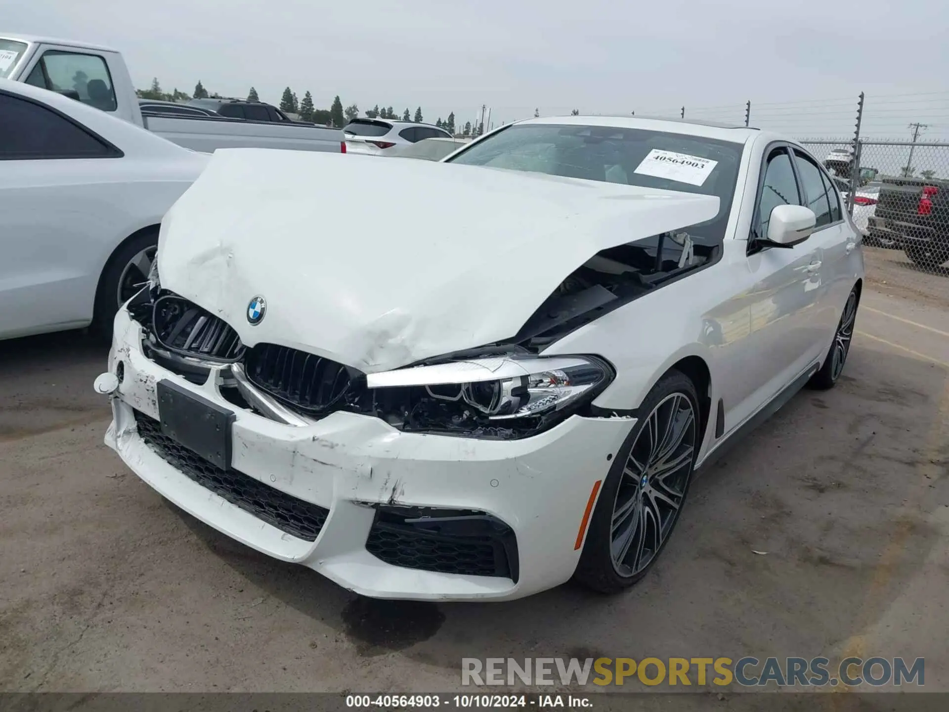 2 fotografías del automóvil dañado WBAJS1C06LCD74115 BMW 540I 2020