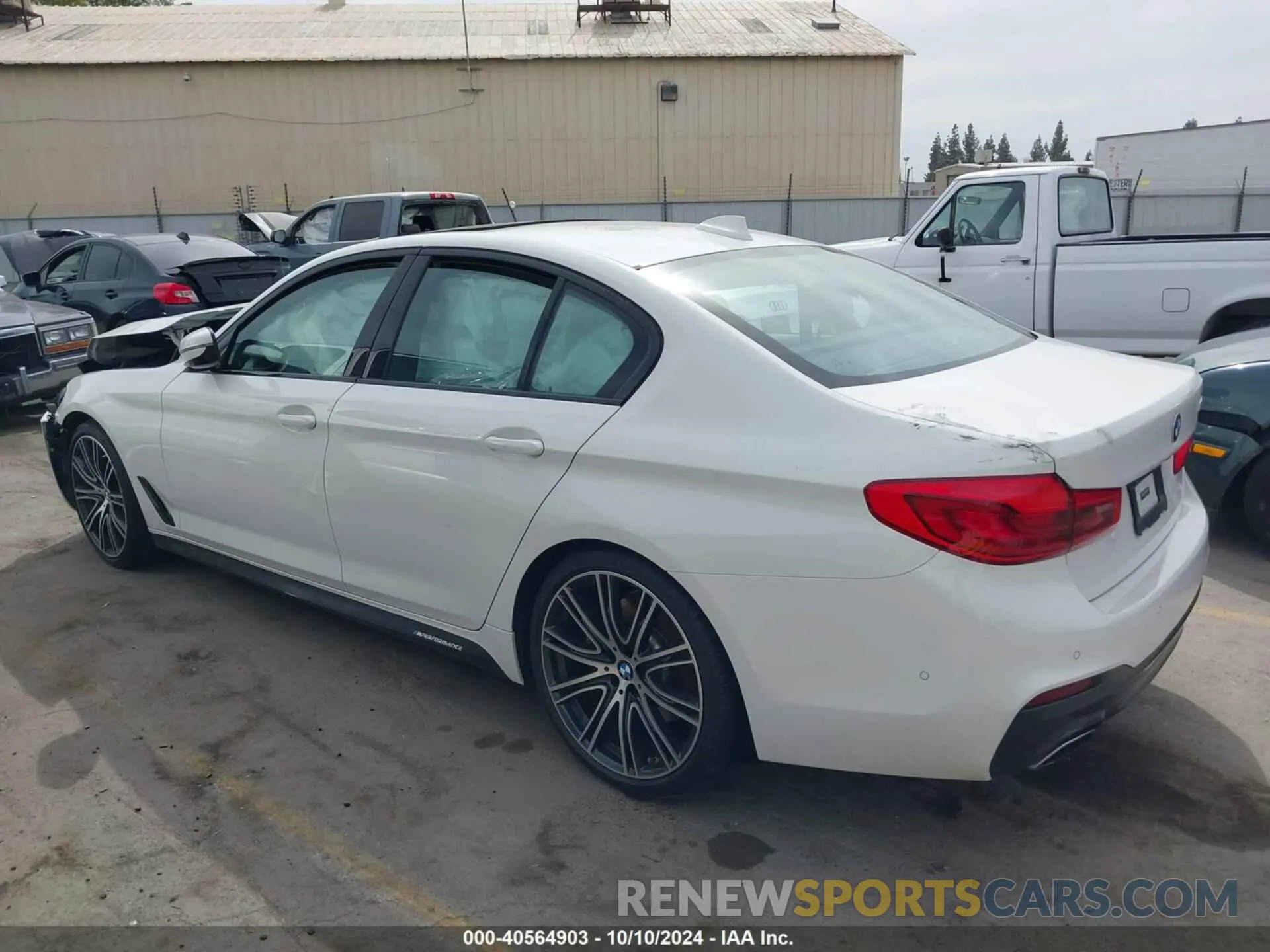 3 fotografías del automóvil dañado WBAJS1C06LCD74115 BMW 540I 2020