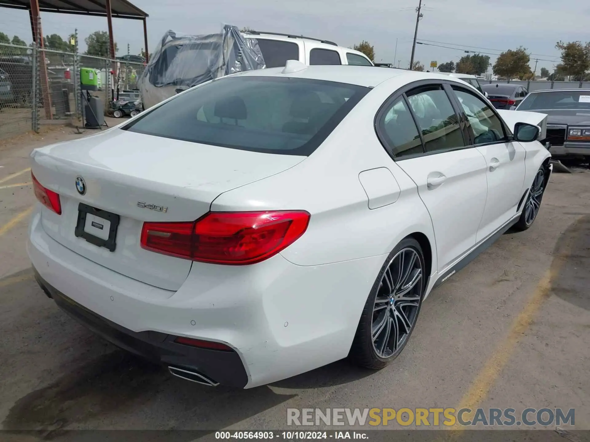 4 fotografías del automóvil dañado WBAJS1C06LCD74115 BMW 540I 2020