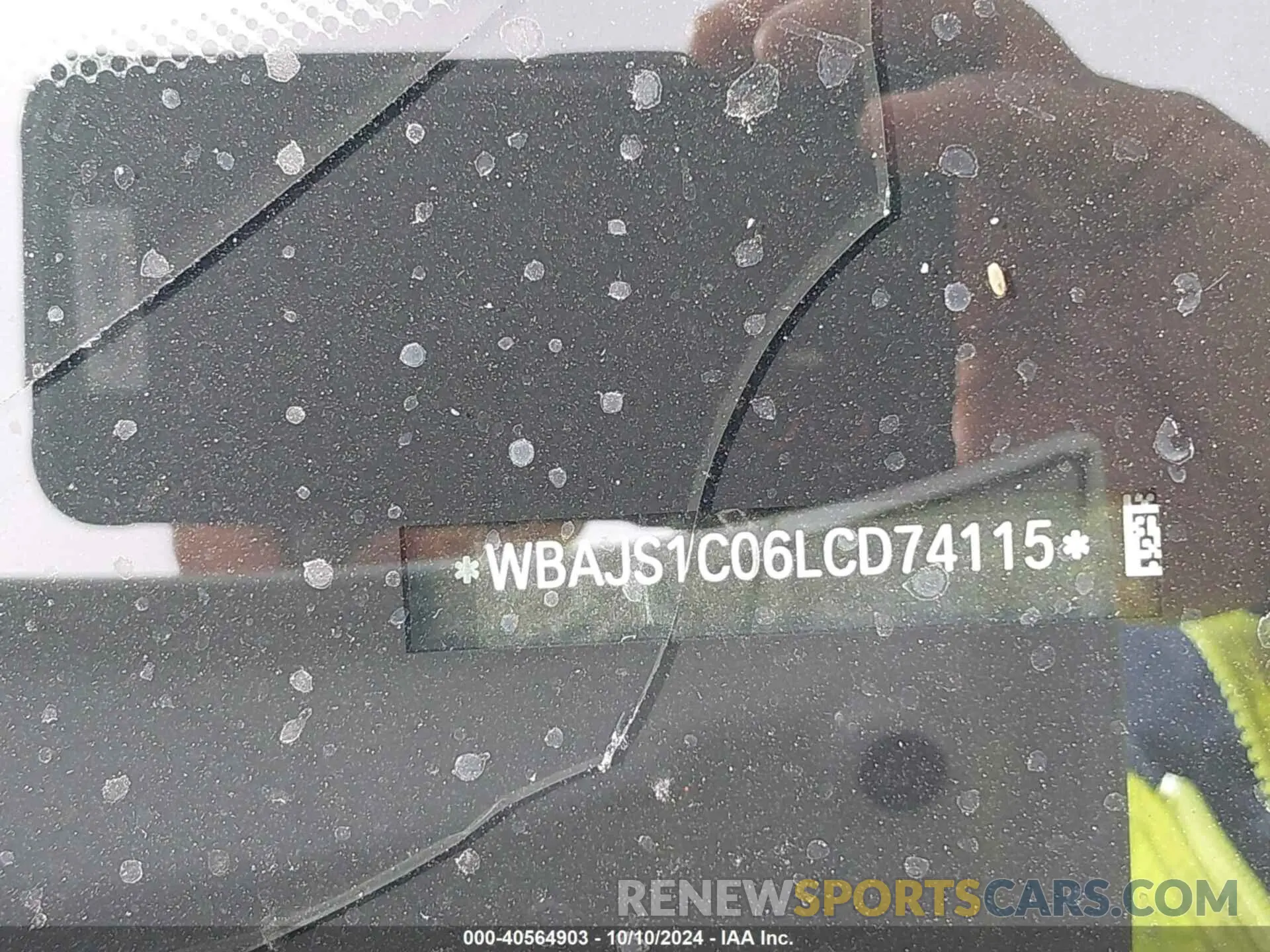 9 fotografías del automóvil dañado WBAJS1C06LCD74115 BMW 540I 2020