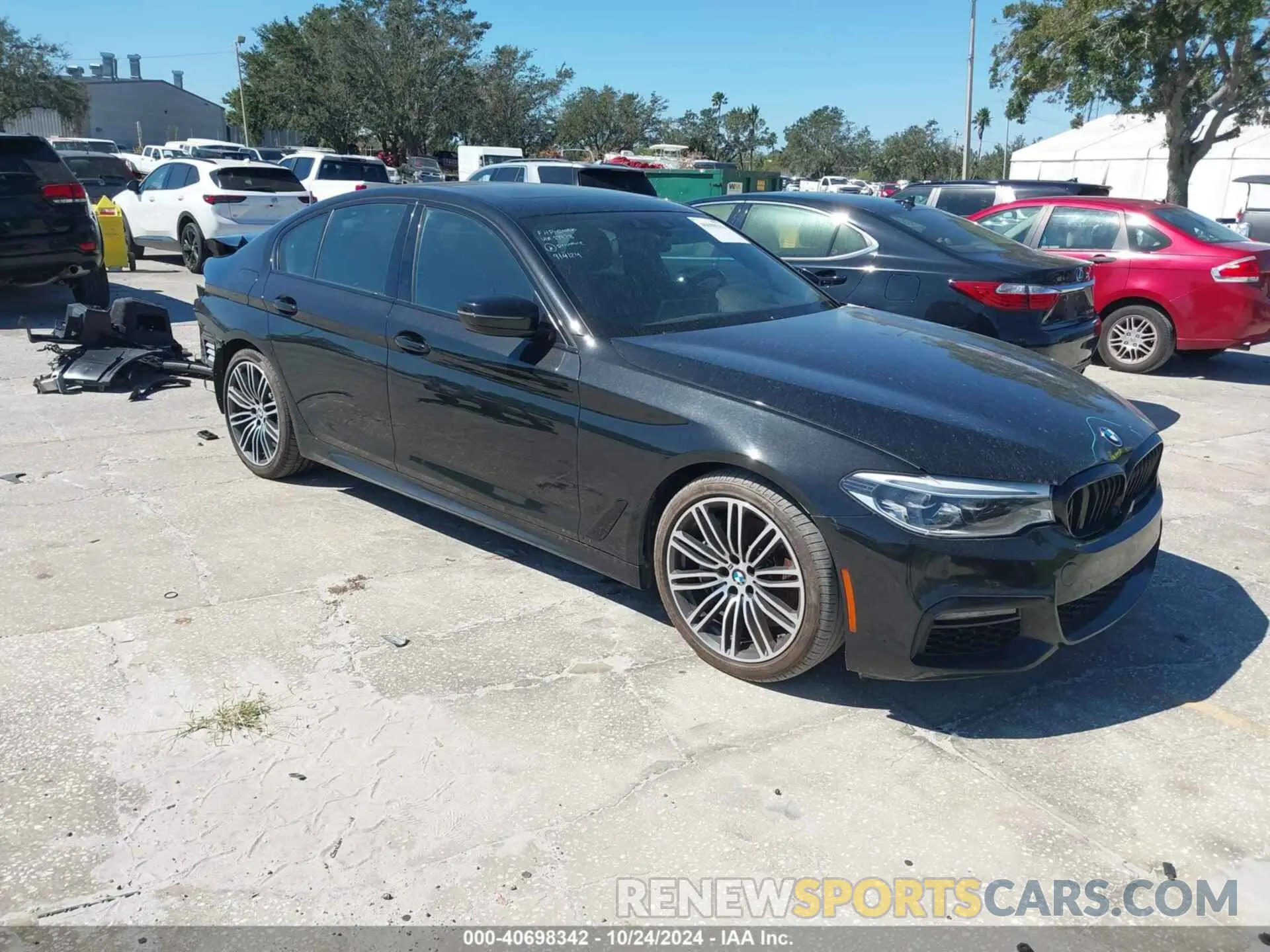 1 fotografías del automóvil dañado WBAJS1C08LCD17978 BMW 540I 2020