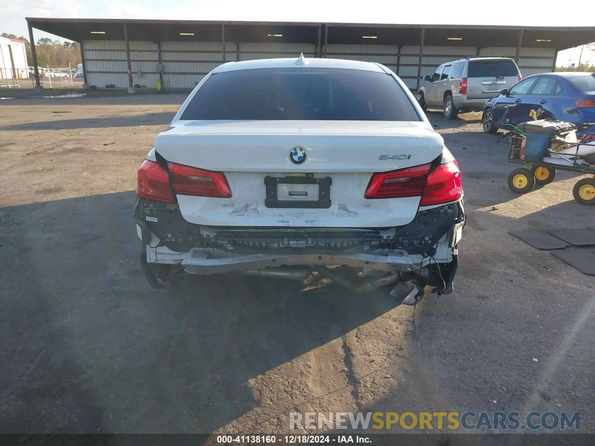 6 fotografías del automóvil dañado WBAJS1C08LCD70096 BMW 540I 2020