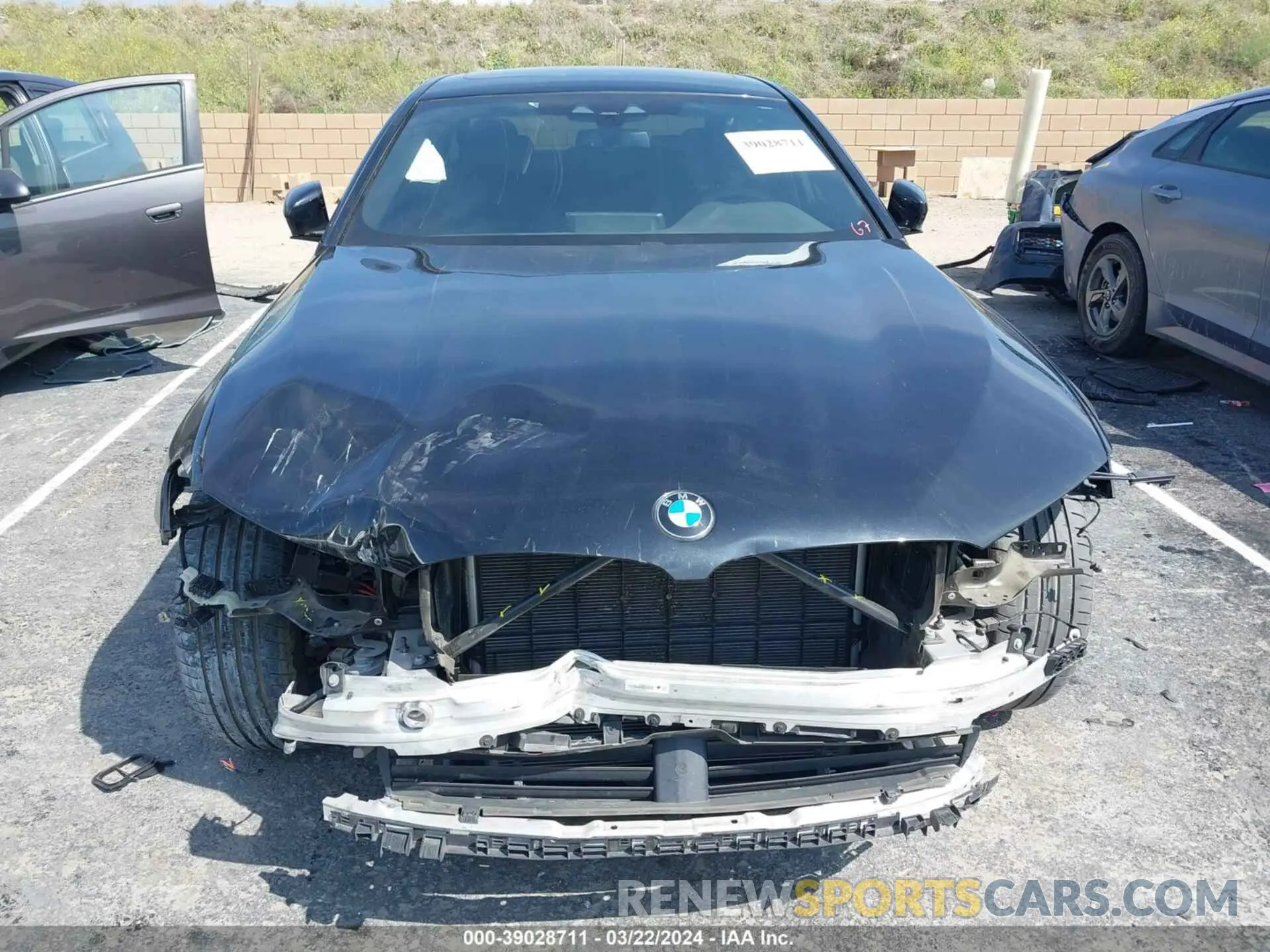 13 fotografías del automóvil dañado WBAJS1C08LWW61368 BMW 540I 2020