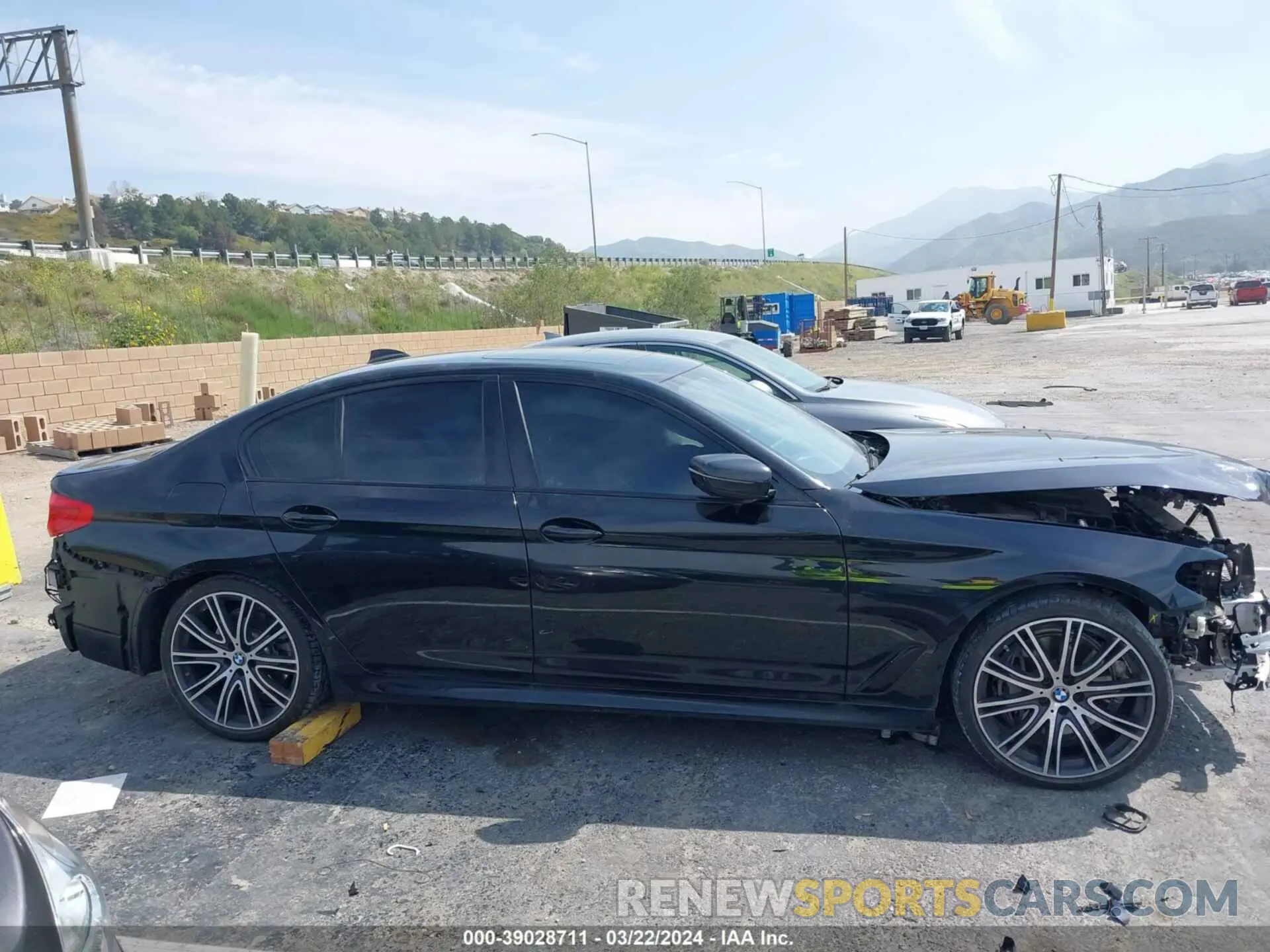 14 fotografías del automóvil dañado WBAJS1C08LWW61368 BMW 540I 2020