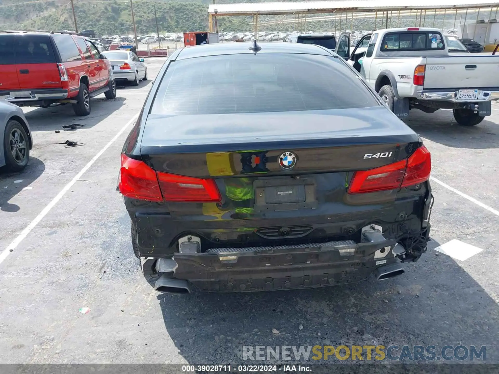 18 fotografías del automóvil dañado WBAJS1C08LWW61368 BMW 540I 2020