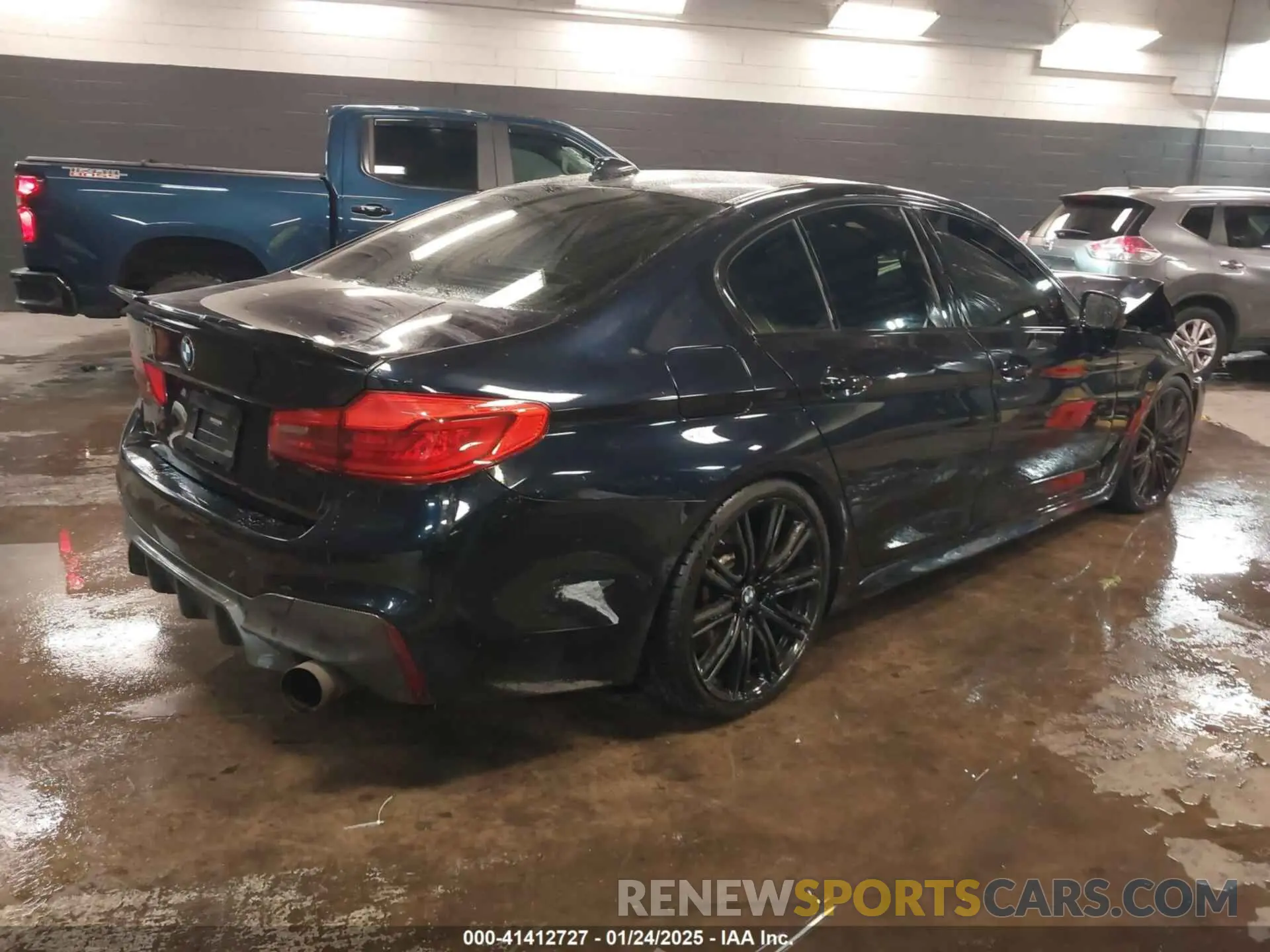 4 fotografías del automóvil dañado WBAJS3C04LCD32330 BMW 540I 2020