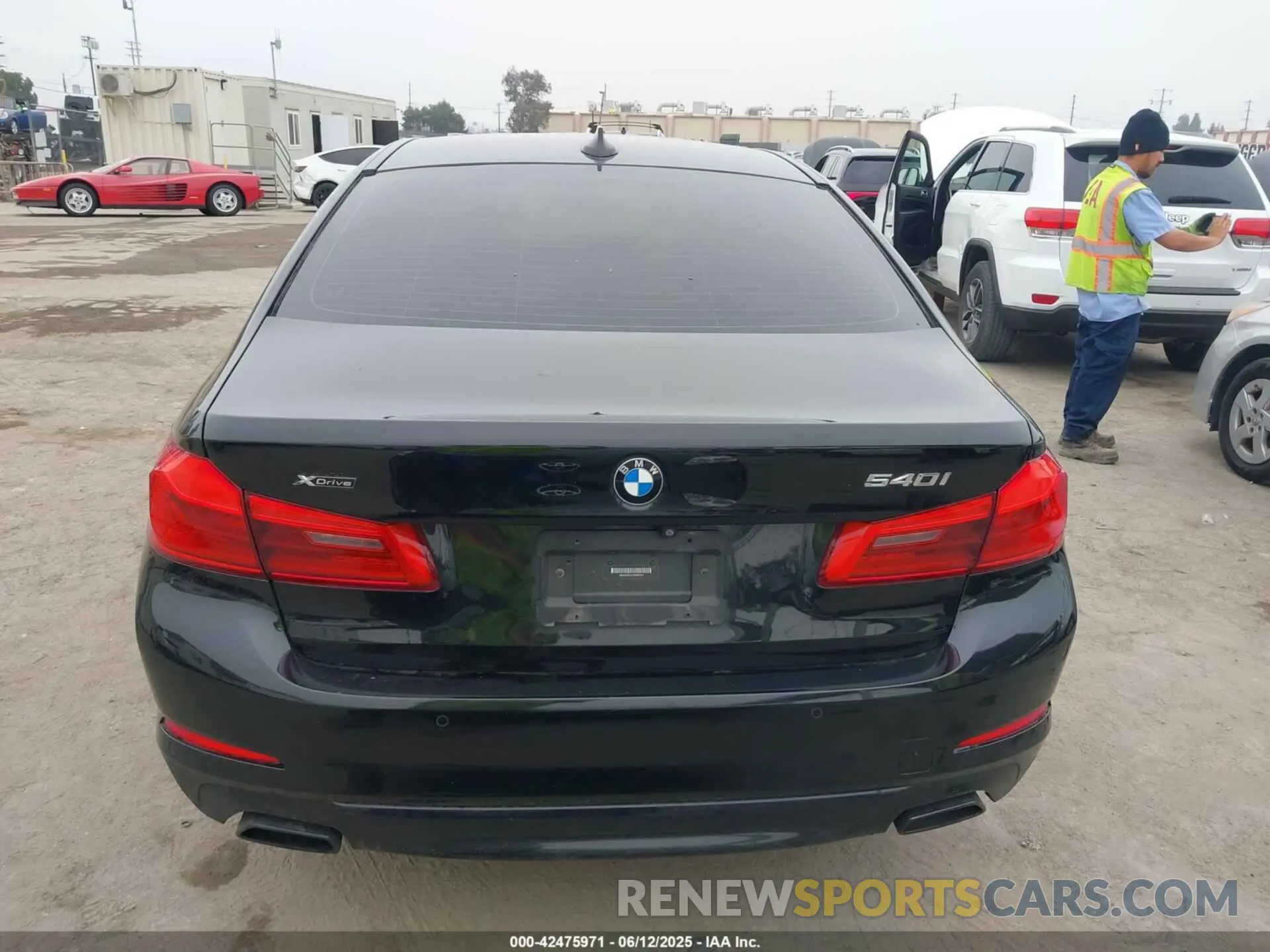 17 fotografías del automóvil dañado WBAJS3C07LWW67447 BMW 540I 2020