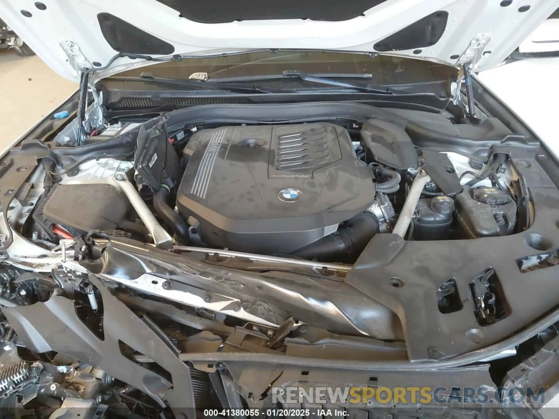 10 fotografías del automóvil dañado WBAJS3C0XLWW78586 BMW 540I 2020