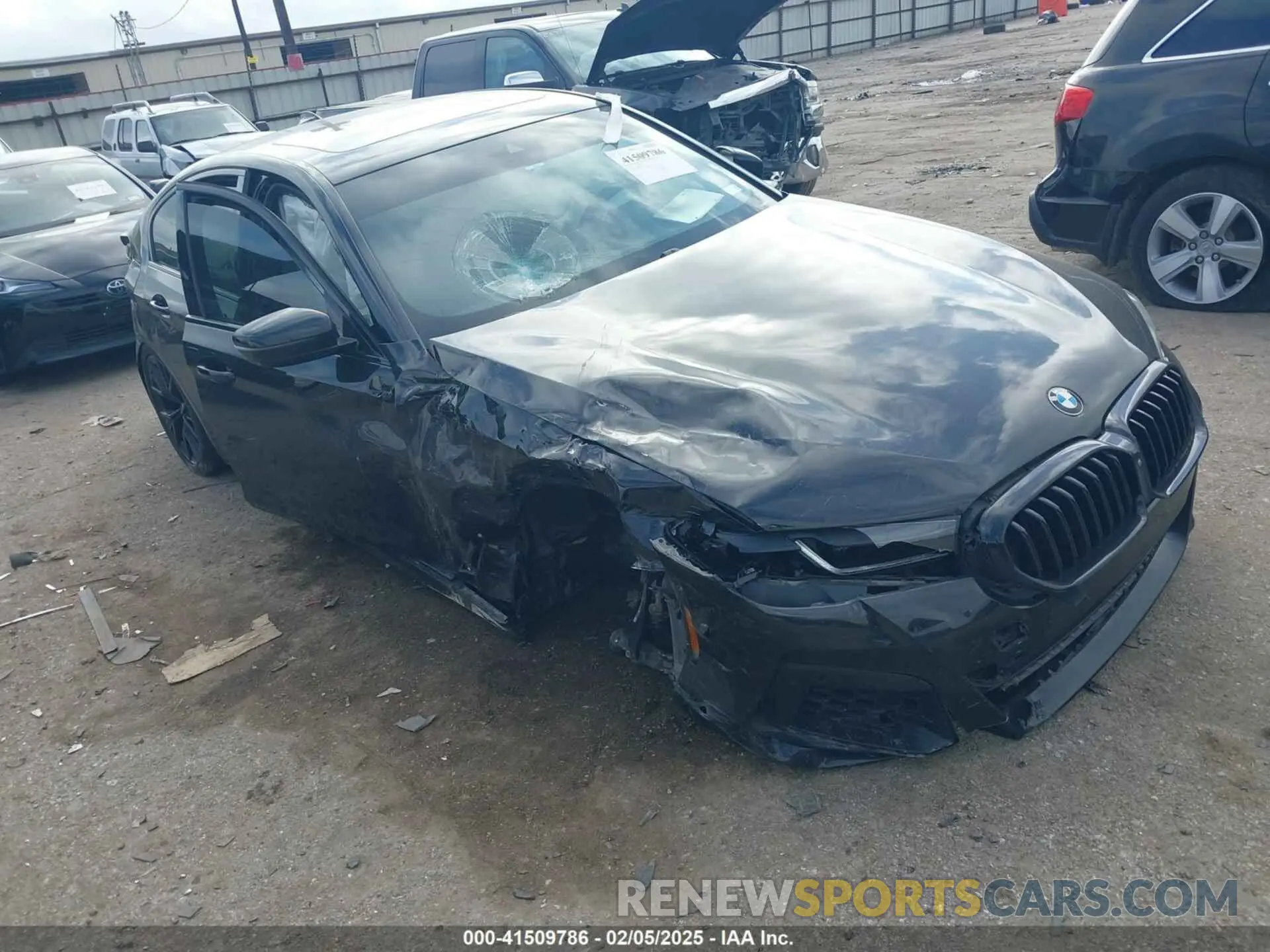1 fotografías del automóvil dañado WBA53BJ01MWW91692 BMW 540I 2021