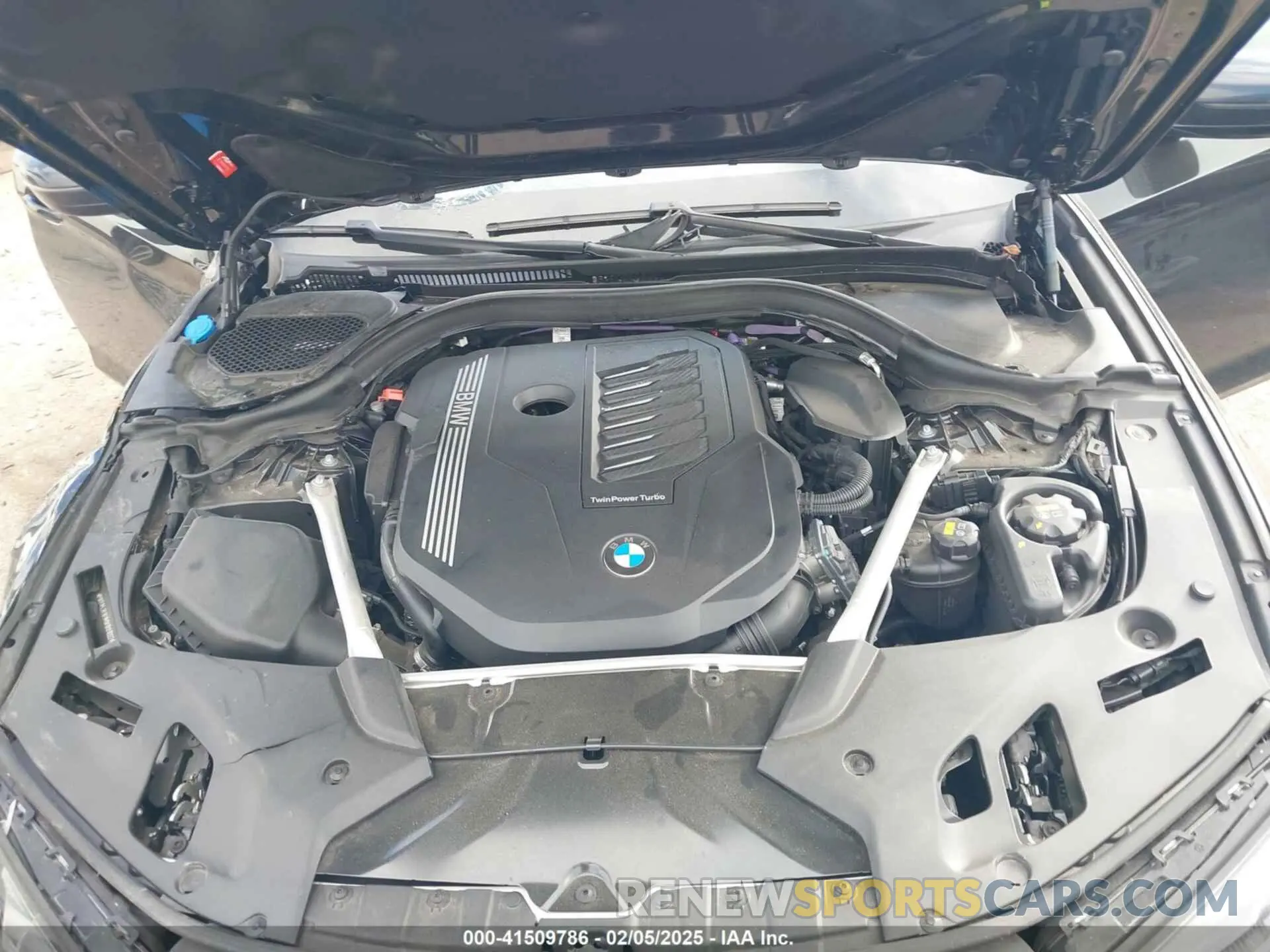 10 fotografías del automóvil dañado WBA53BJ01MWW91692 BMW 540I 2021