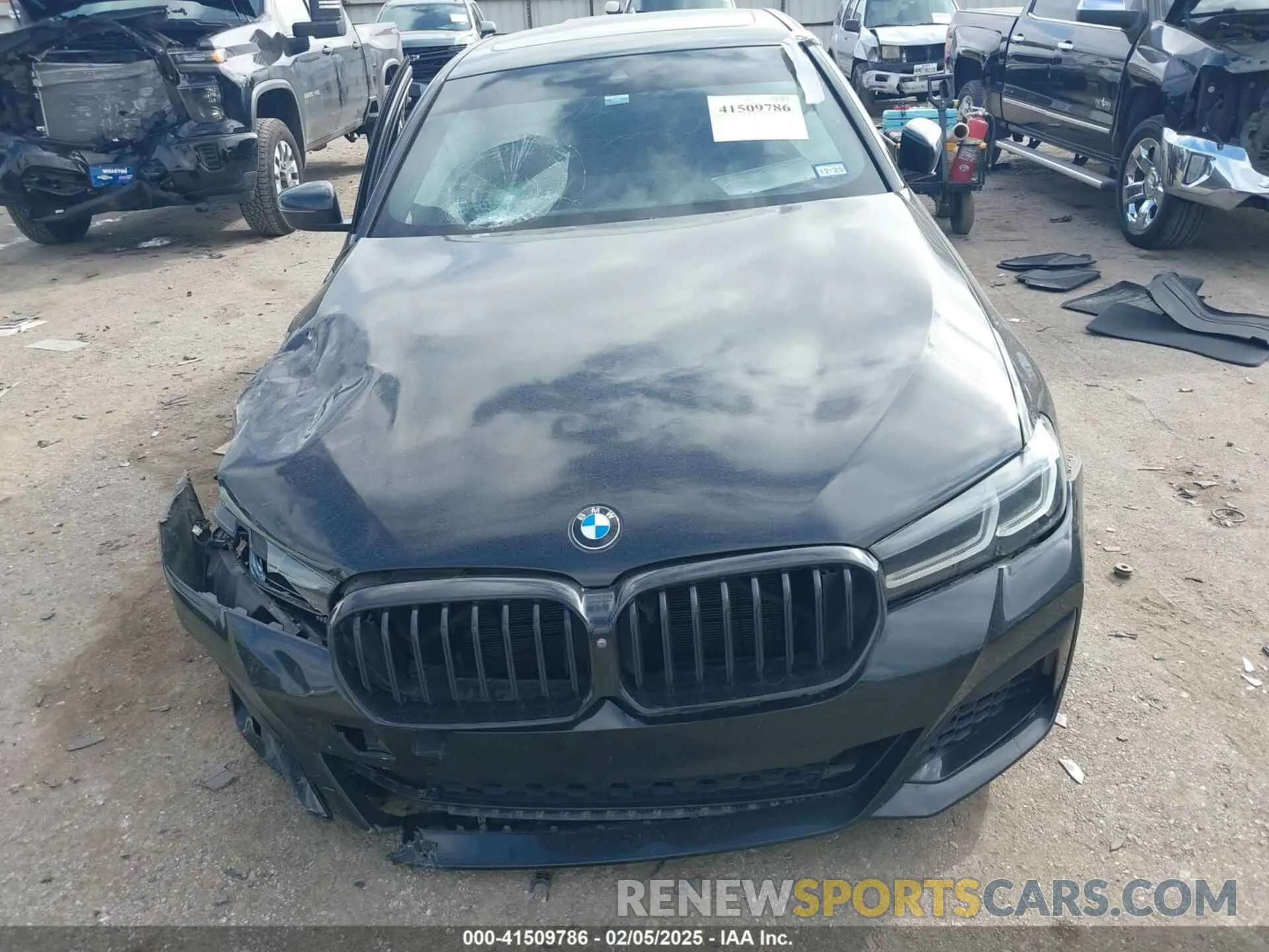 11 fotografías del automóvil dañado WBA53BJ01MWW91692 BMW 540I 2021