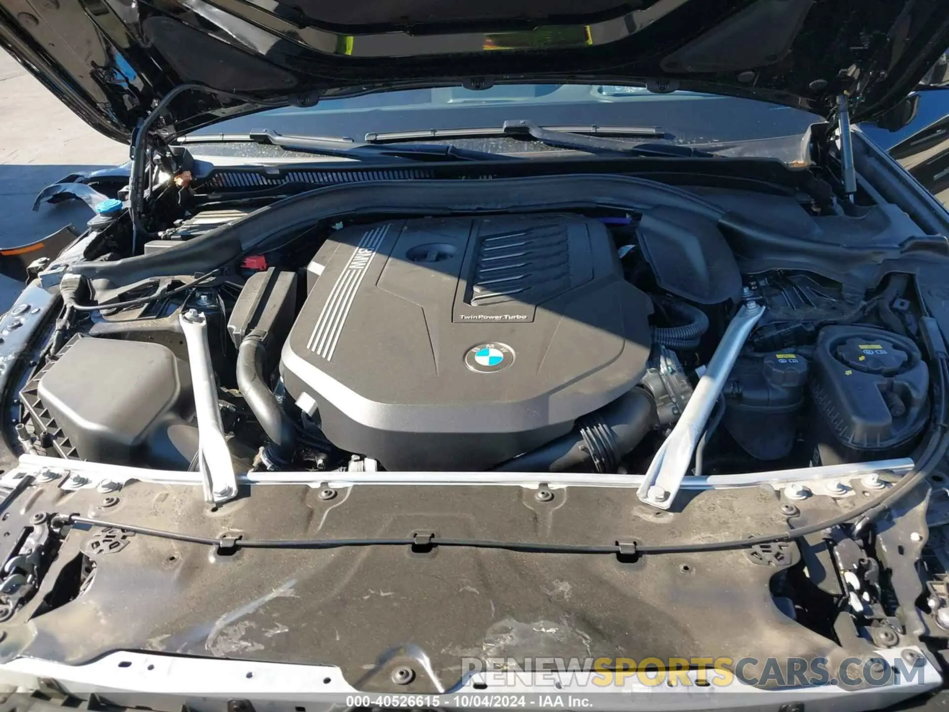 10 fotografías del automóvil dañado WBA53BJ02MWX00318 BMW 540I 2021