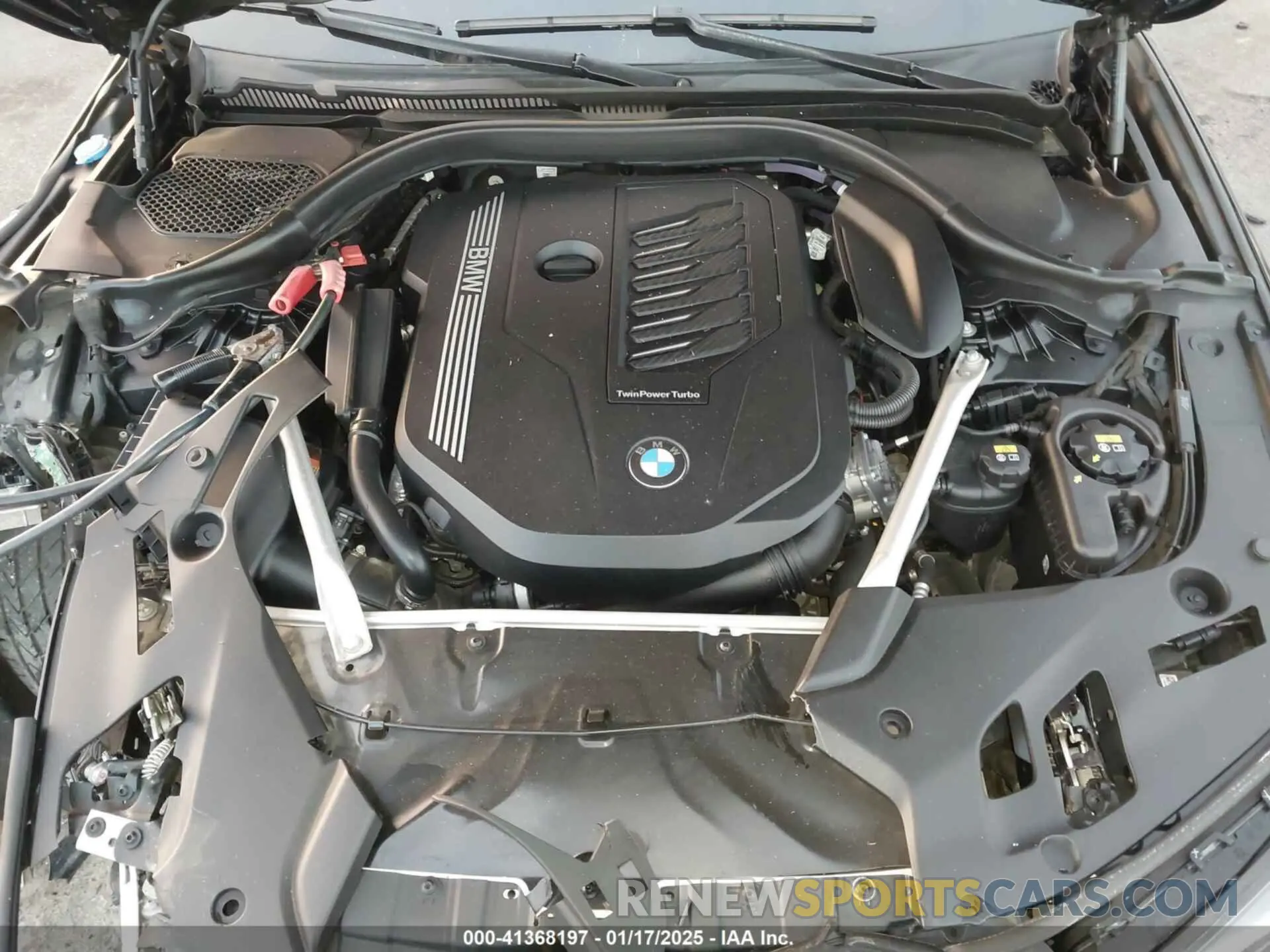 10 fotografías del automóvil dañado WBA53BJ02MWX06622 BMW 540I 2021