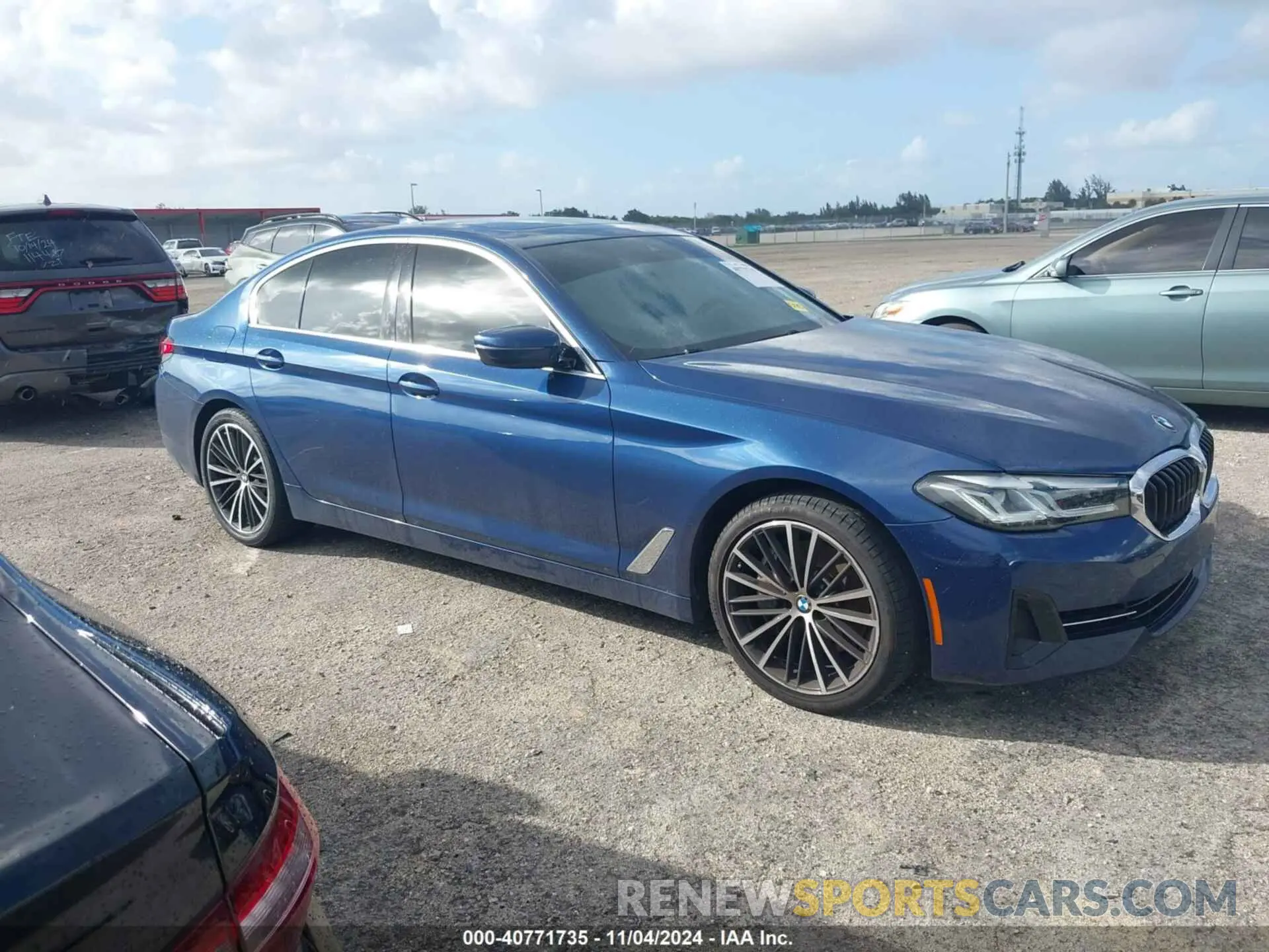 1 fotografías del automóvil dañado WBA53BJ04MWX05472 BMW 540I 2021