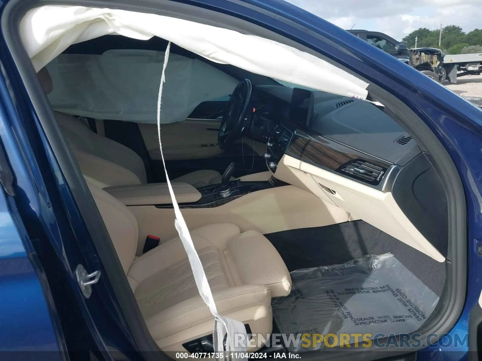 5 fotografías del automóvil dañado WBA53BJ04MWX05472 BMW 540I 2021