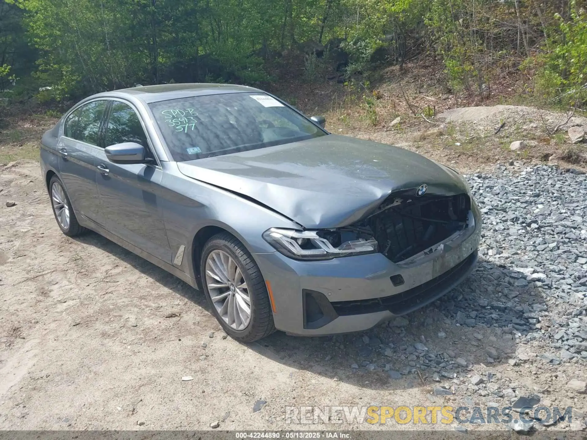 1 fotografías del automóvil dañado WBA73BJ06MWW98274 BMW 540I 2021