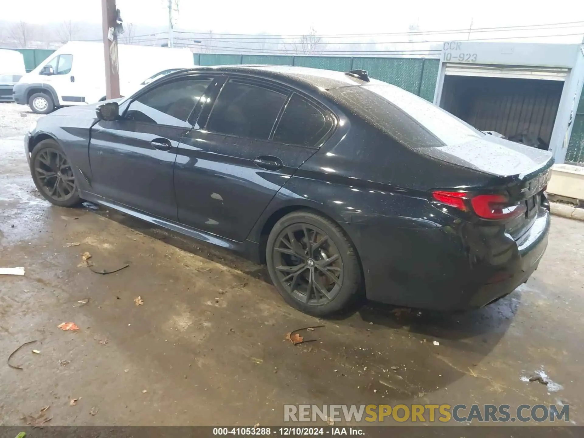 3 fotografías del automóvil dañado WBA73BJ06MWX33119 BMW 540I 2021
