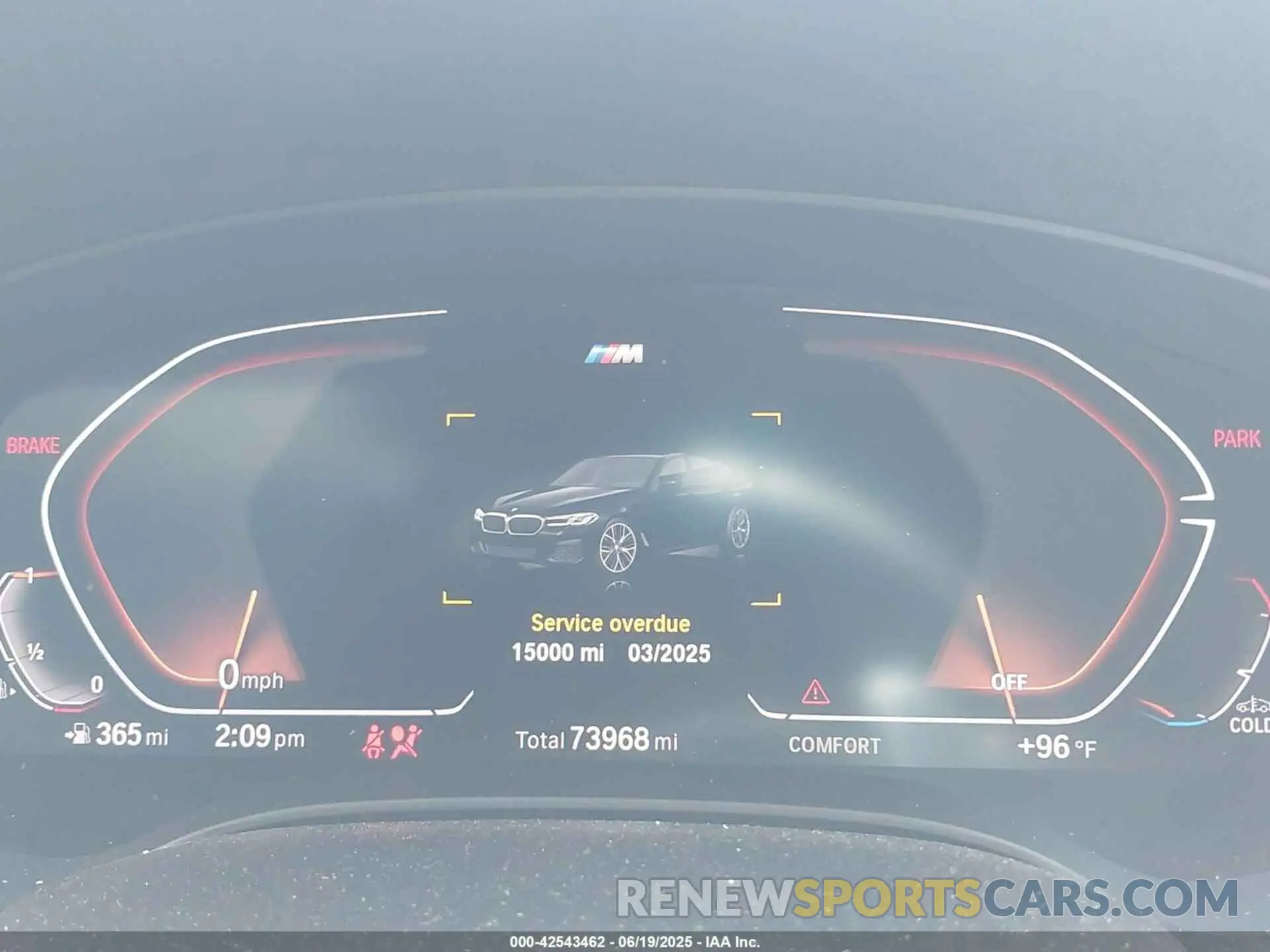7 fotografías del automóvil dañado WBA73BJ0XMWX05467 BMW 540I 2021
