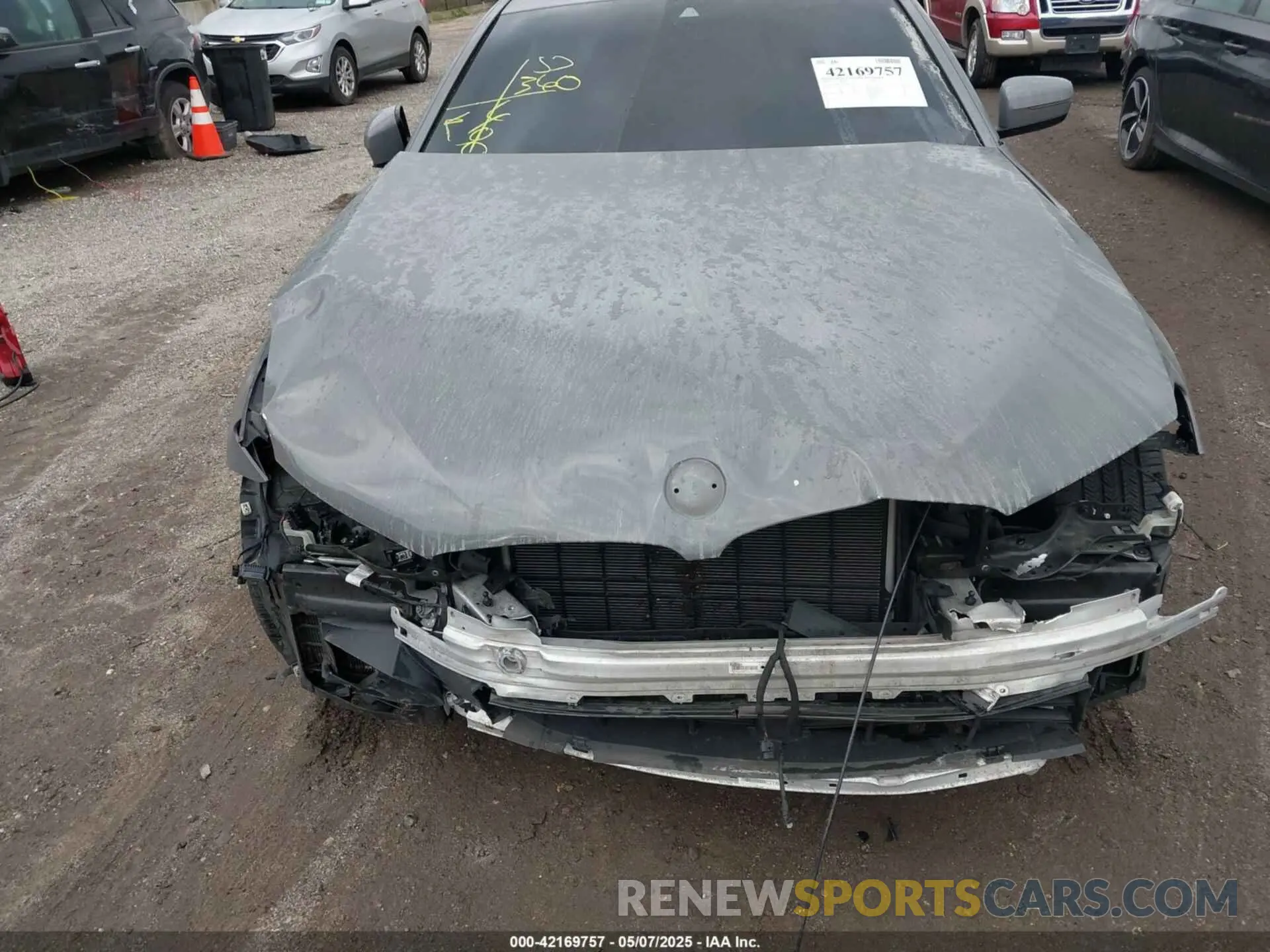 6 fotografías del automóvil dañado WBA73BJ0XMWX06571 BMW 540I 2021